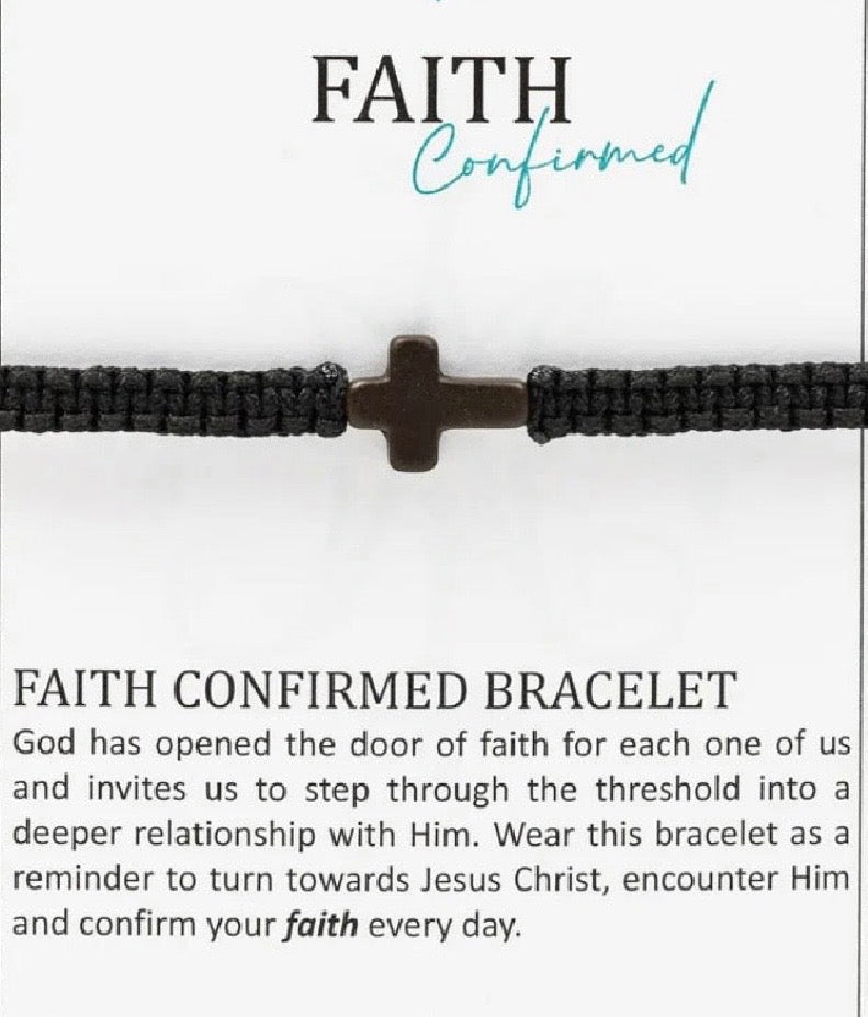 Faith Confirmed Cross Bracelet