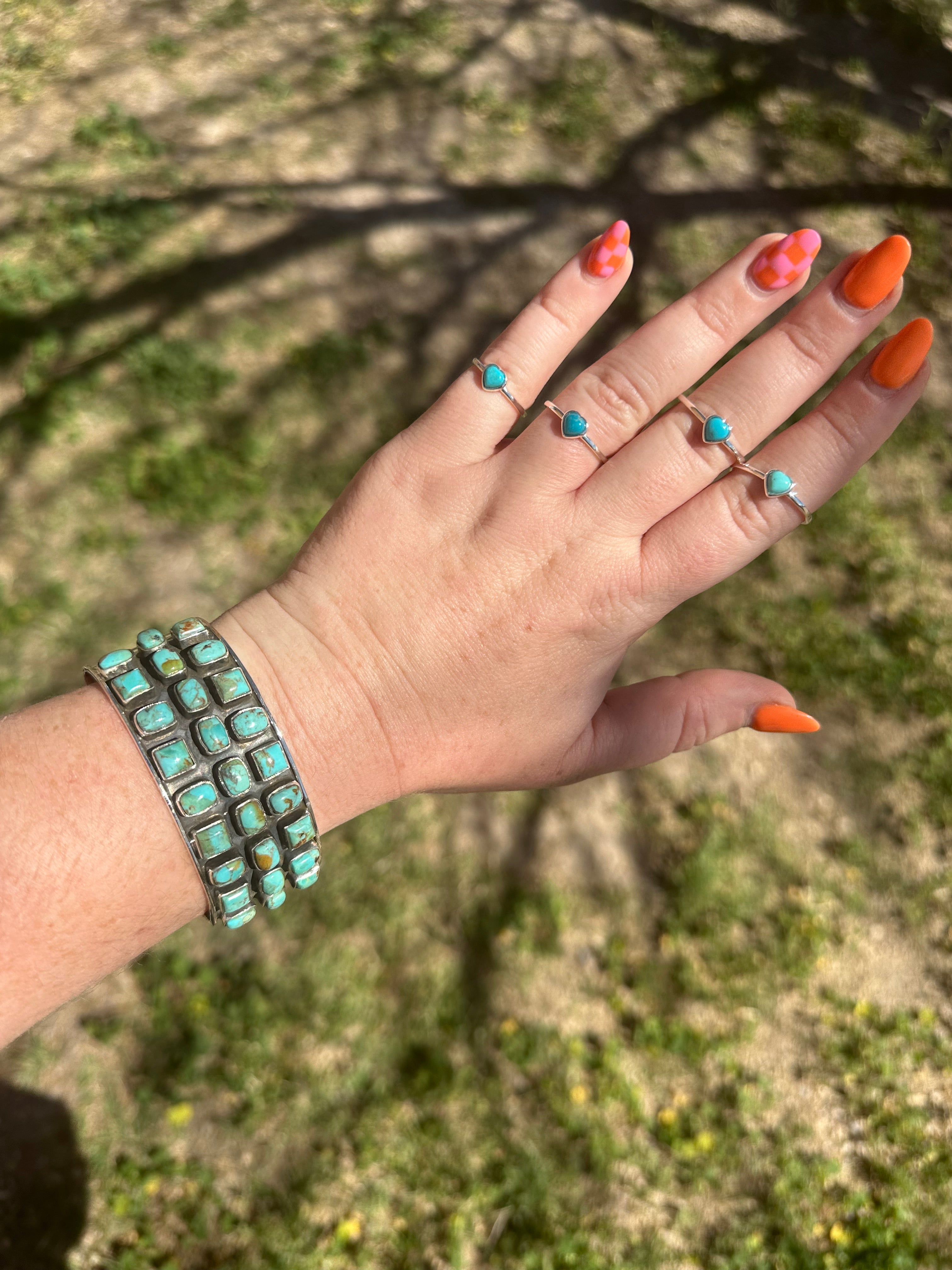 “The Loveheart” Handmade Turquoise And Sterling Silver Heart Ring