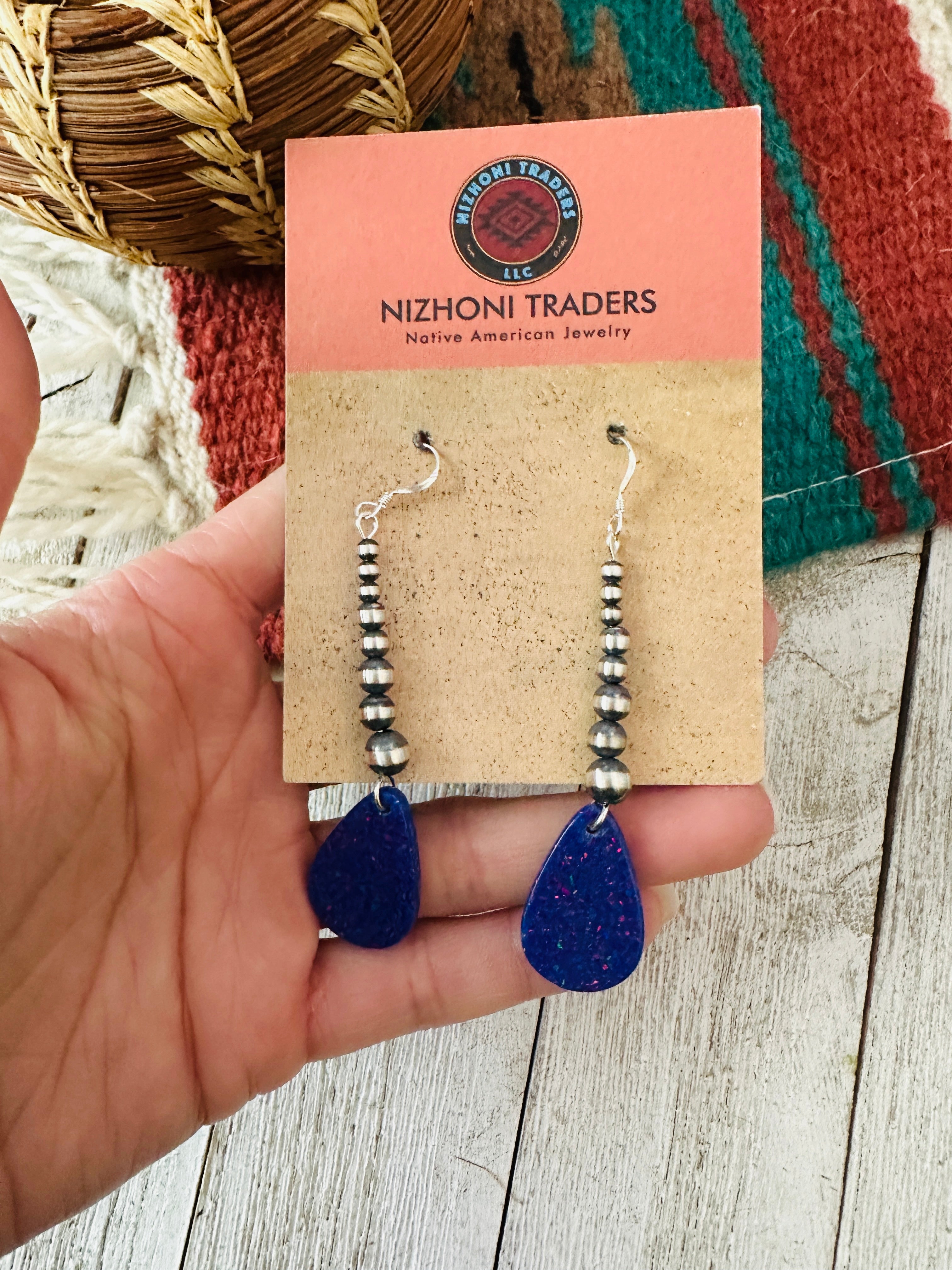 Summer Lovin’ Sterling Silver Pearl Beaded Opal Teardrop Dangle Earrings