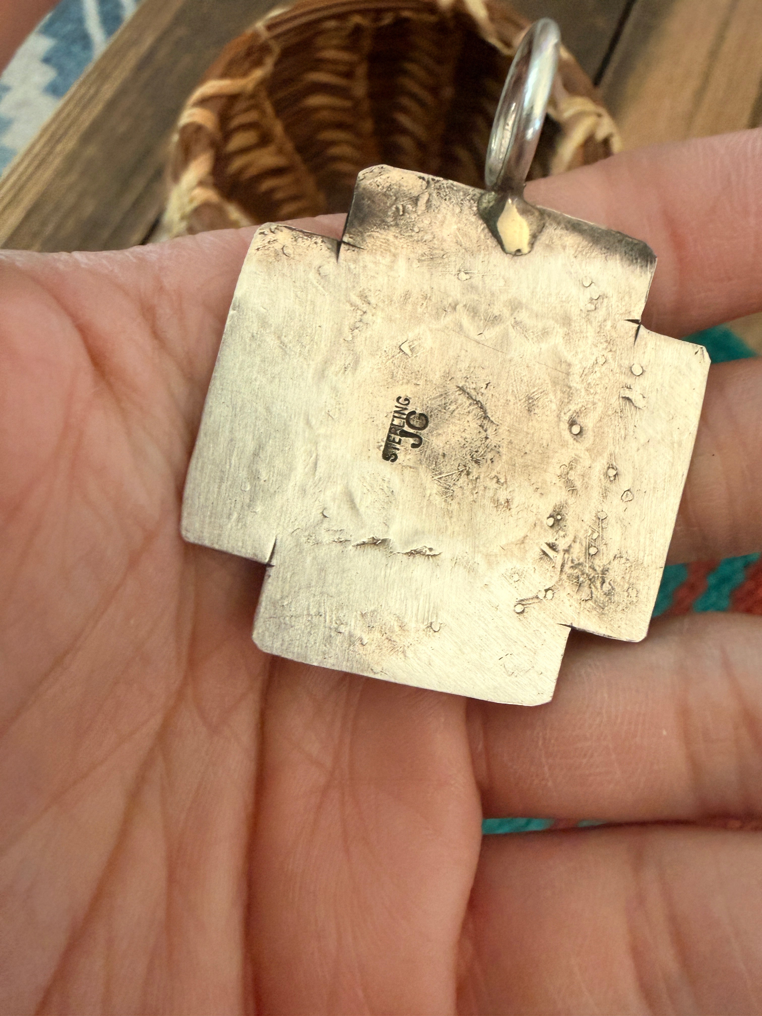 Handcrafted Sterling Silver Cross Pendant