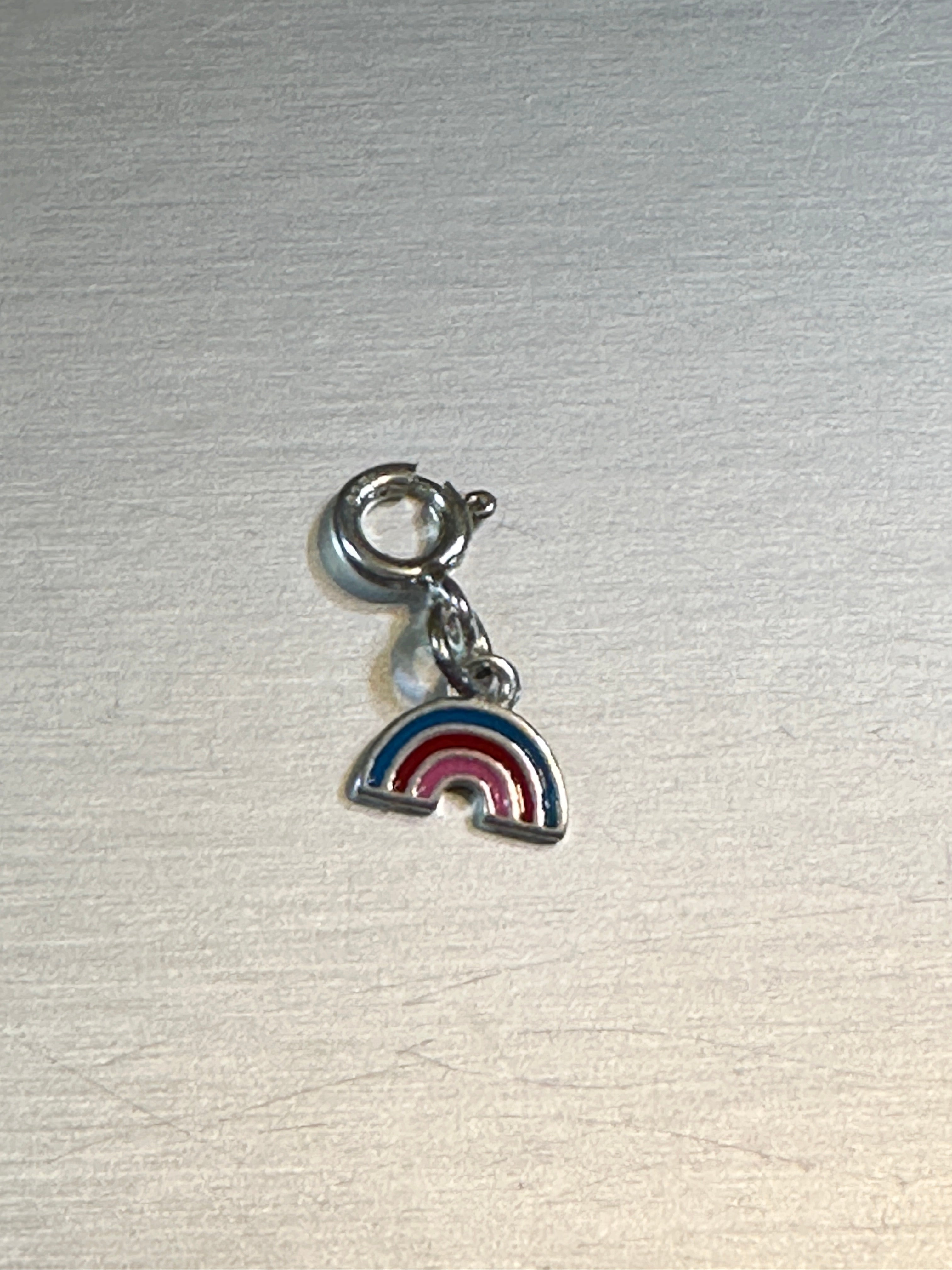 Sterling Silver Rainbow Charm