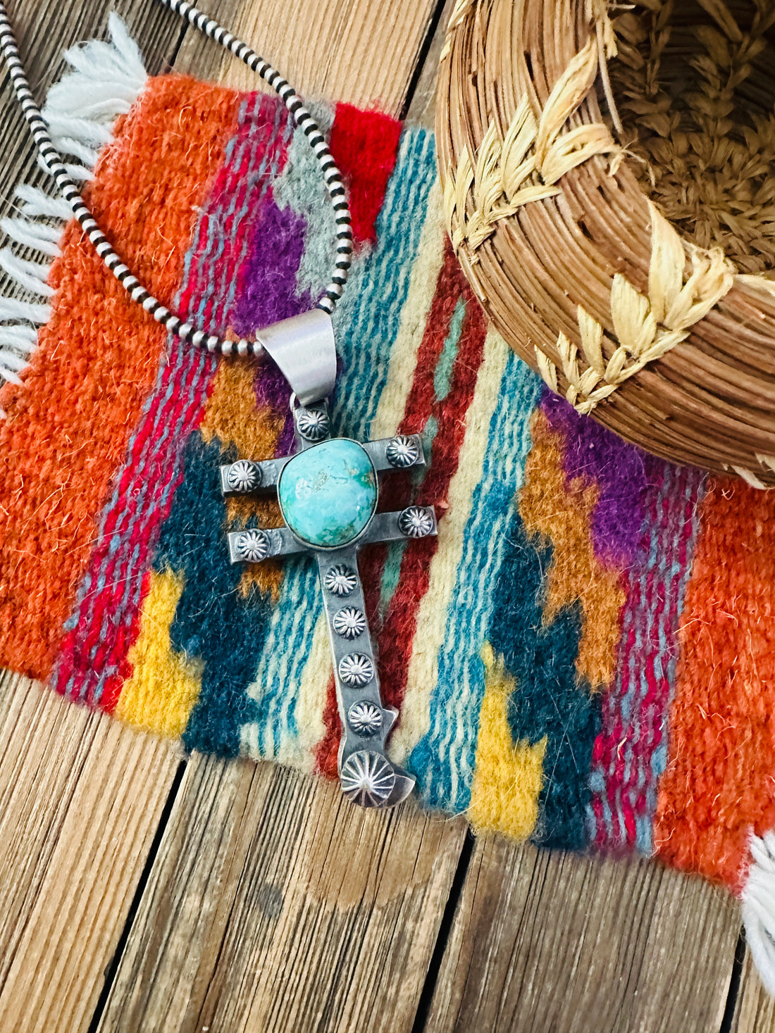 Handcrafted Sterling Silver & Turquoise Dragonfly Pendant by Chimney Butte