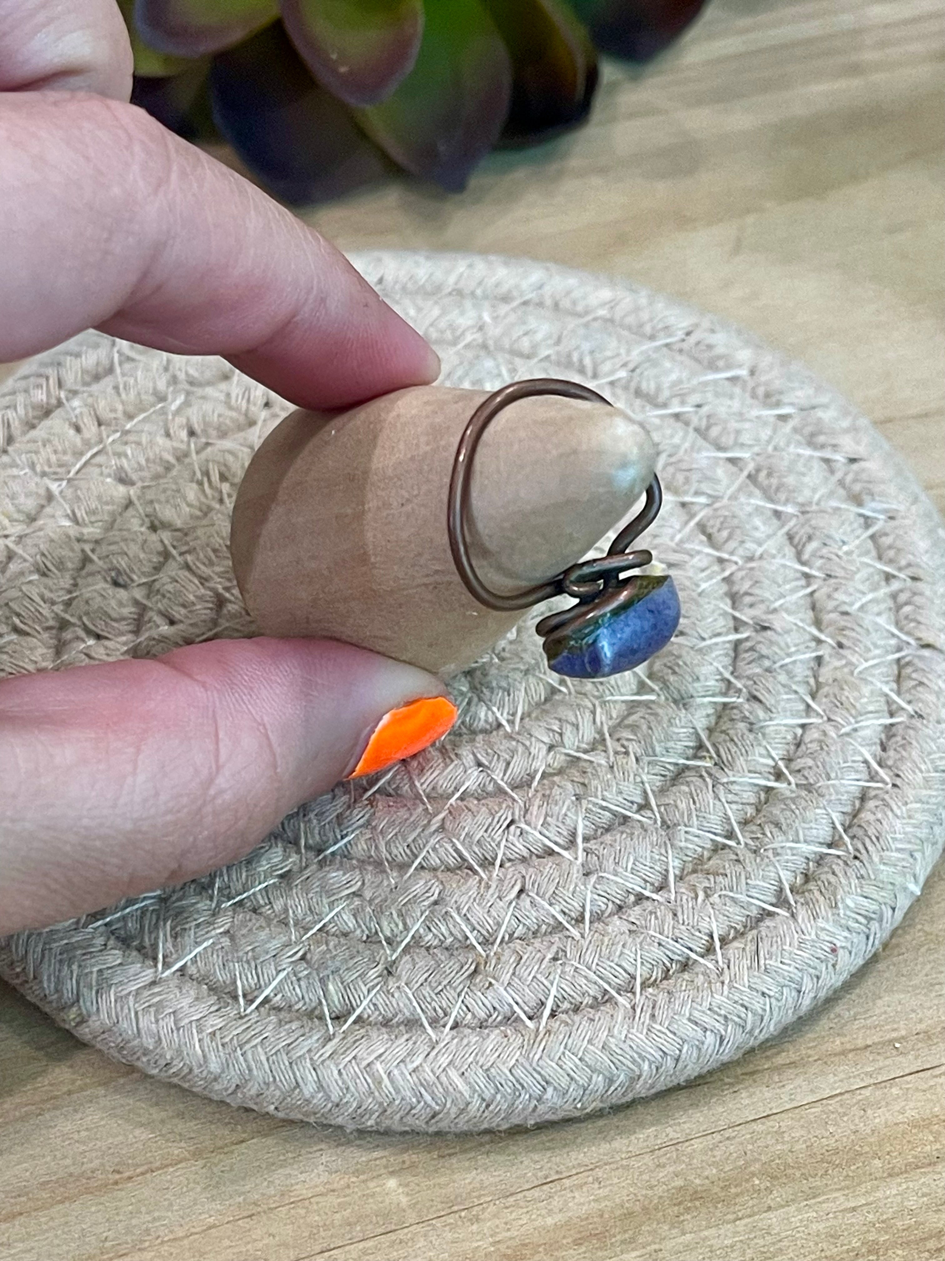 Vintage Handmade Copper Ring Sz 5