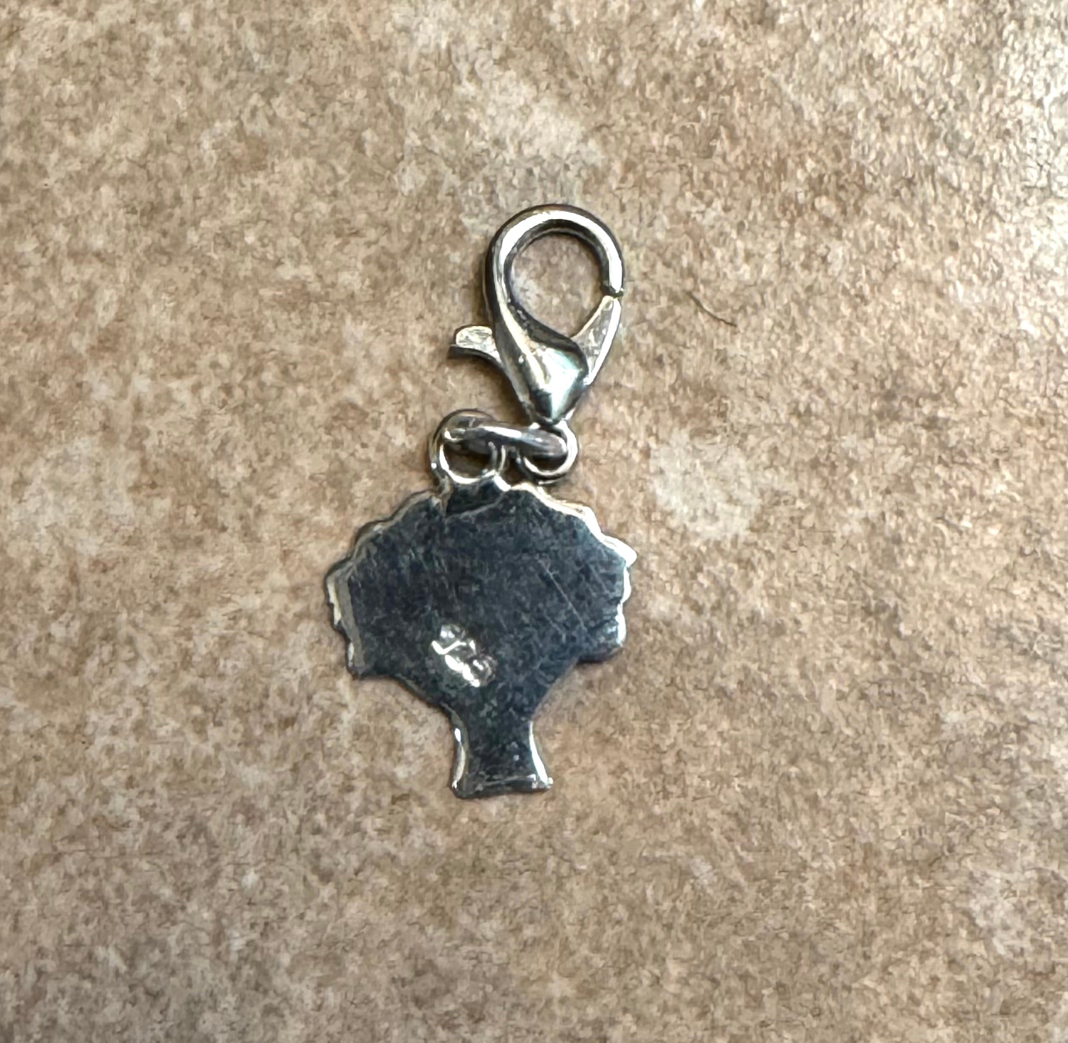 Multicolored Sterling Silver ￼Tree Charm