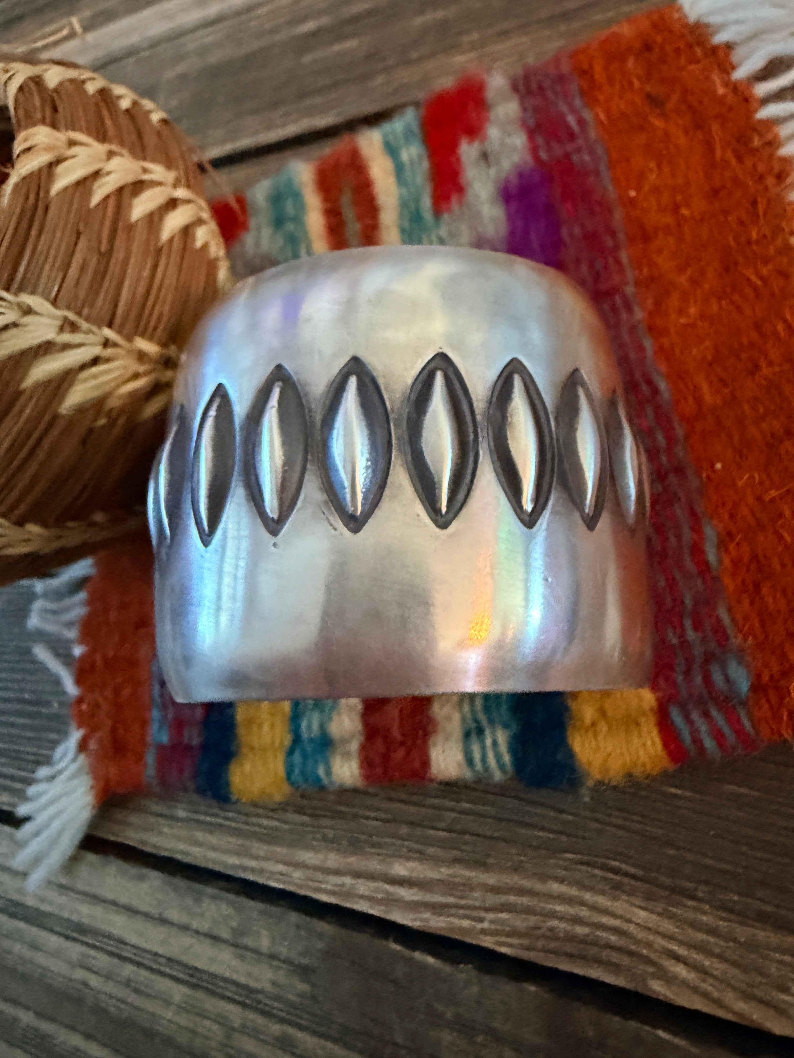 Handcrafted Sterling Silver Cuff Bracelet by Emerson Bill