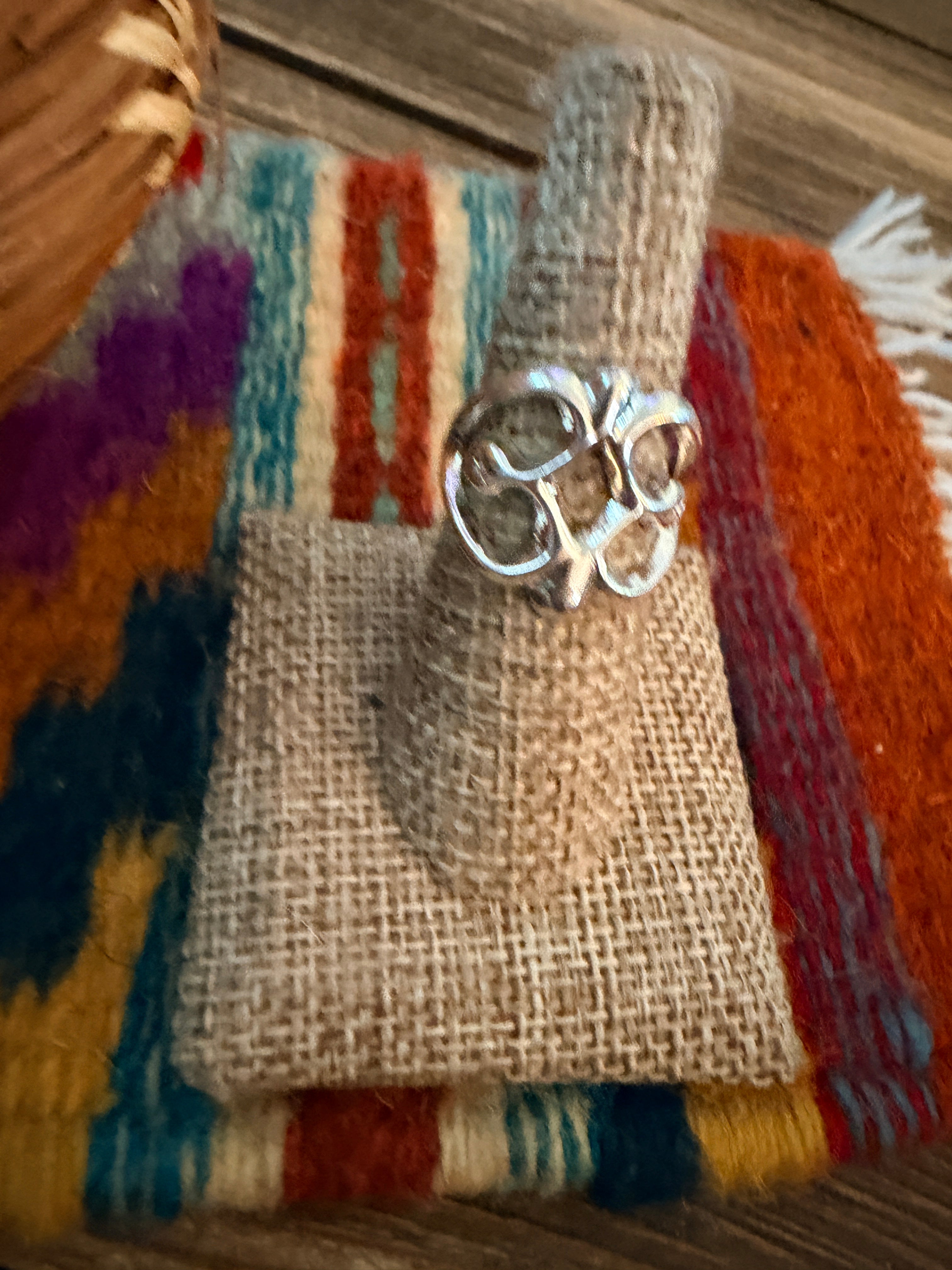 Handcrafted Sterling Silver Band Ring by Francis L. Begay