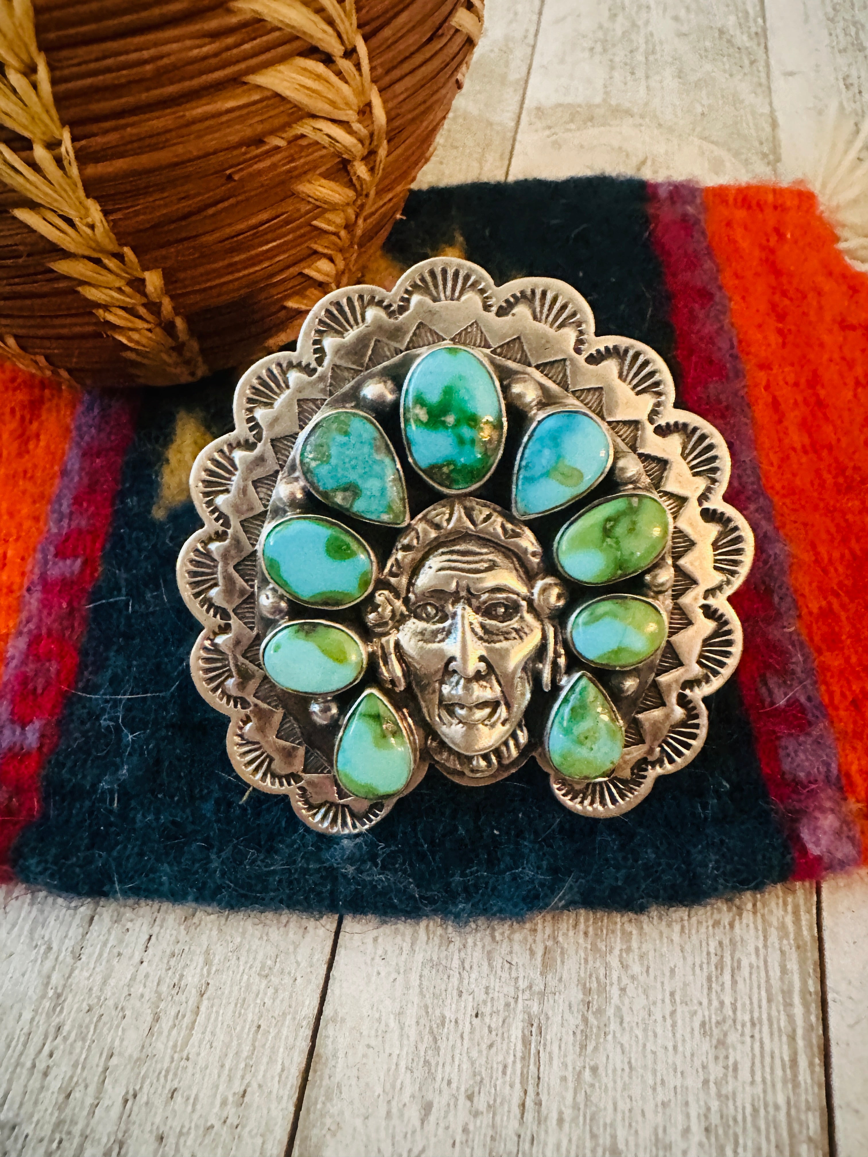 NAVAJO INDIAN HEAD RING cheapest