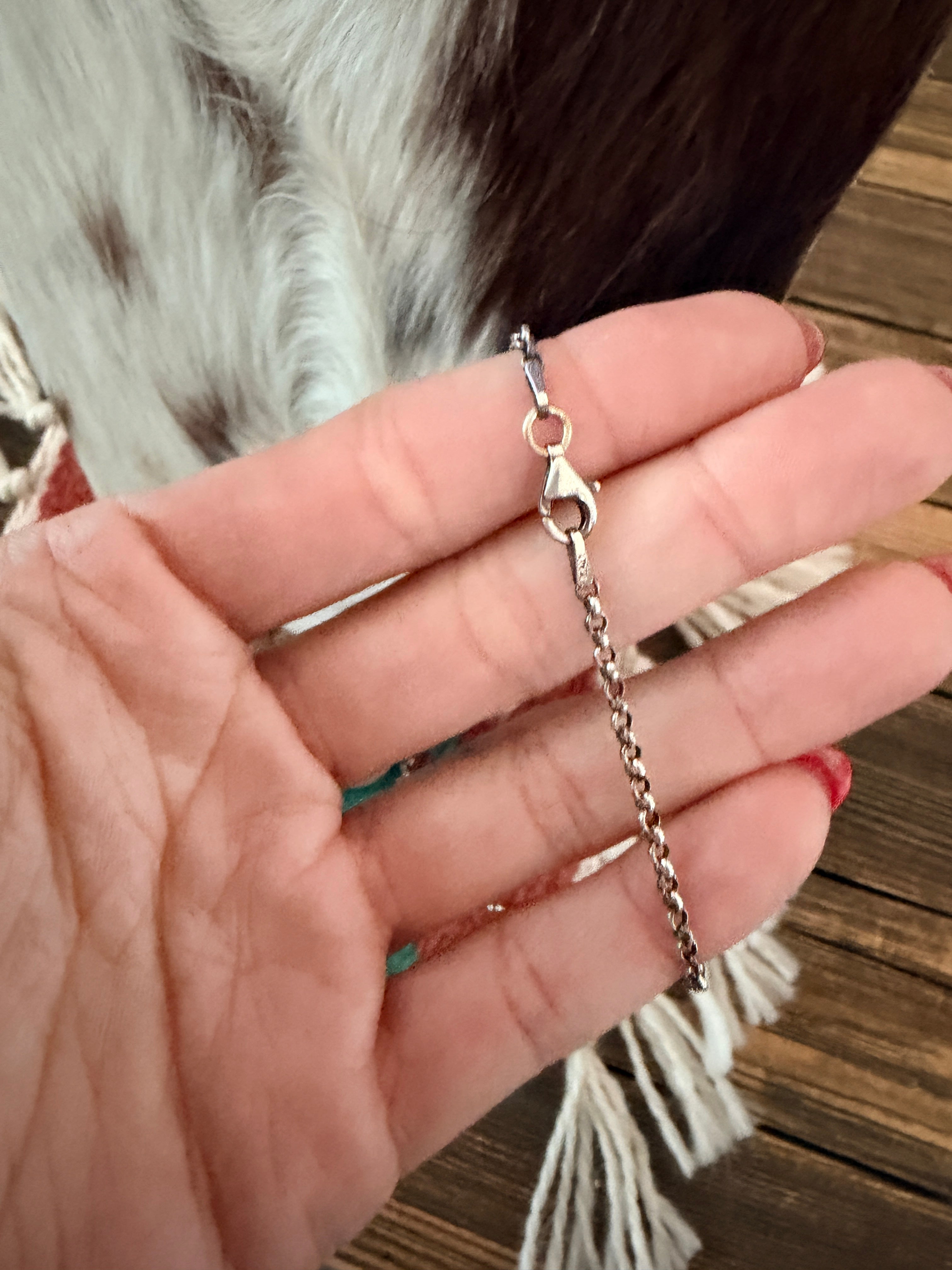 Handmade Sterling Silver & Turquoise Necklace
