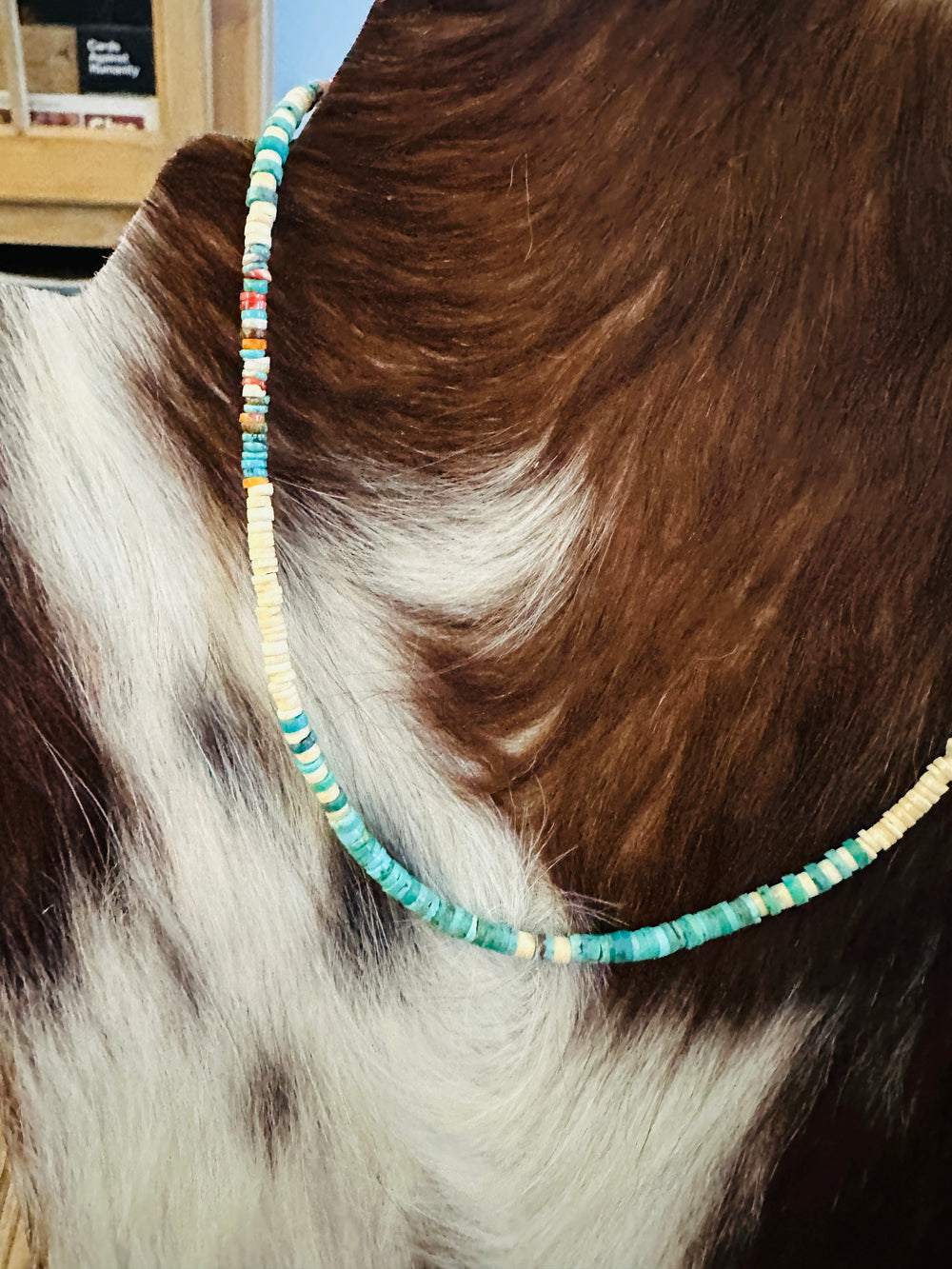 Handcrafted Multi Stone 16” Beaded Necklace