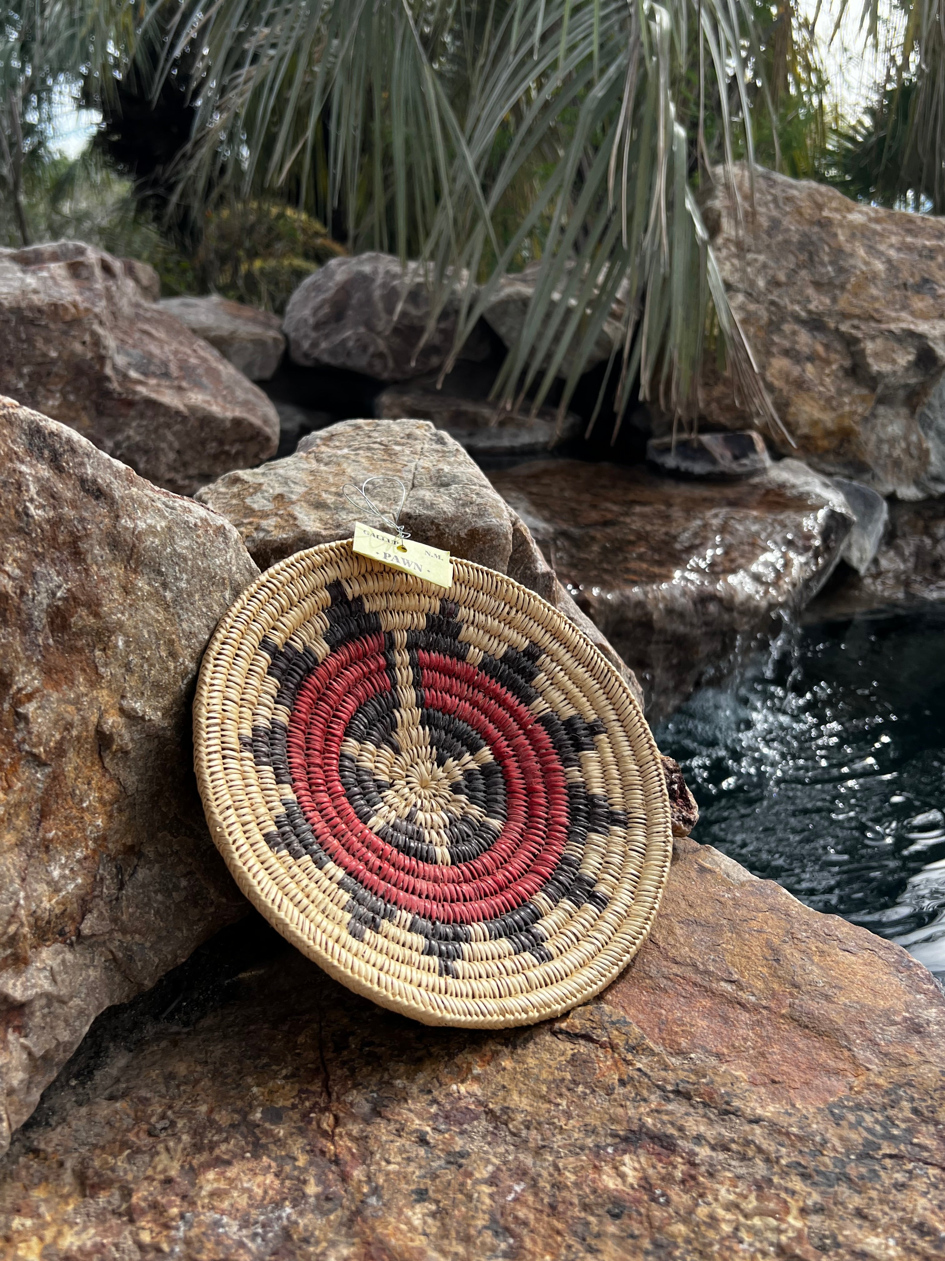 Old Pawn Handcrafted Woven Basket #1