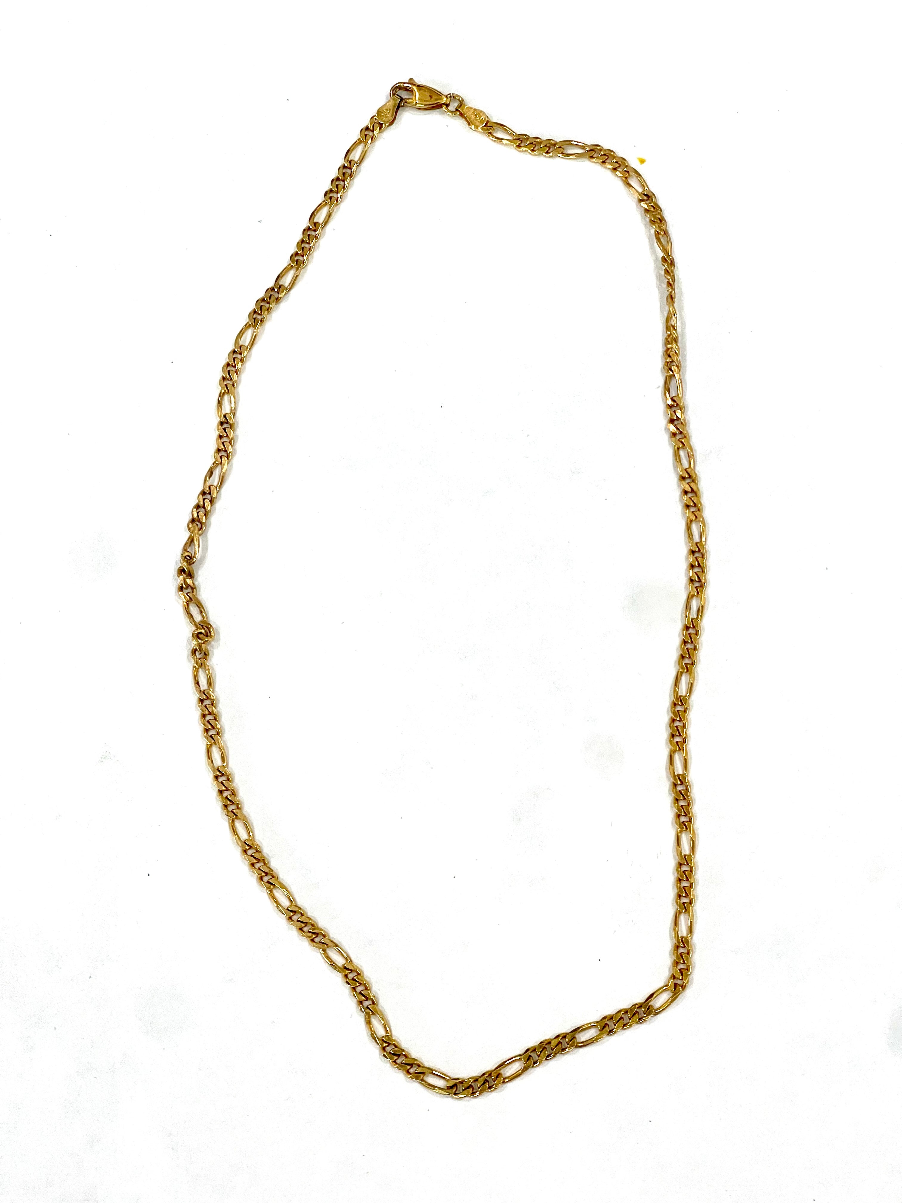 Vintage Gold Plated  Chain Necklace