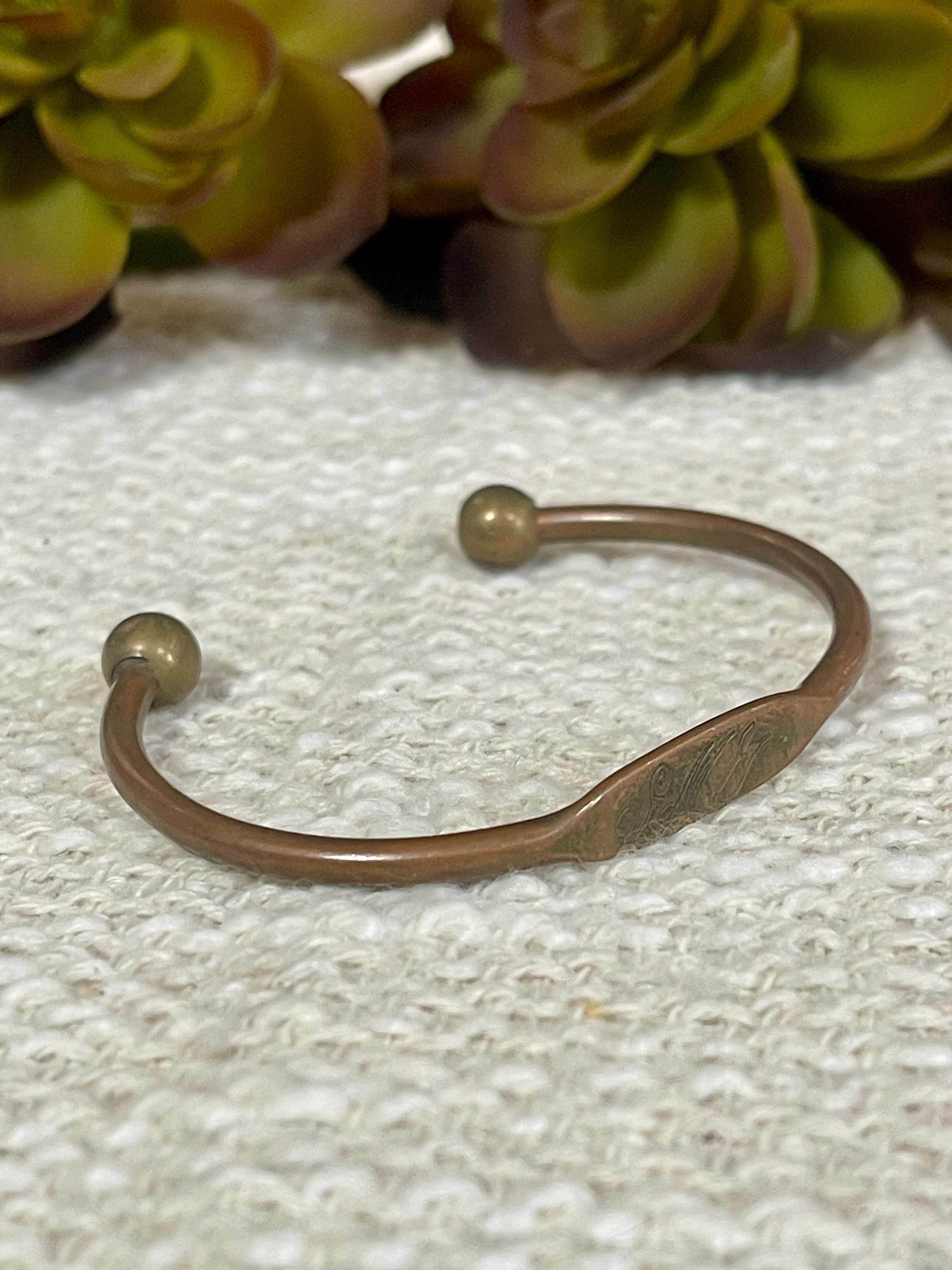 Vintage Handmade Copper Cuff