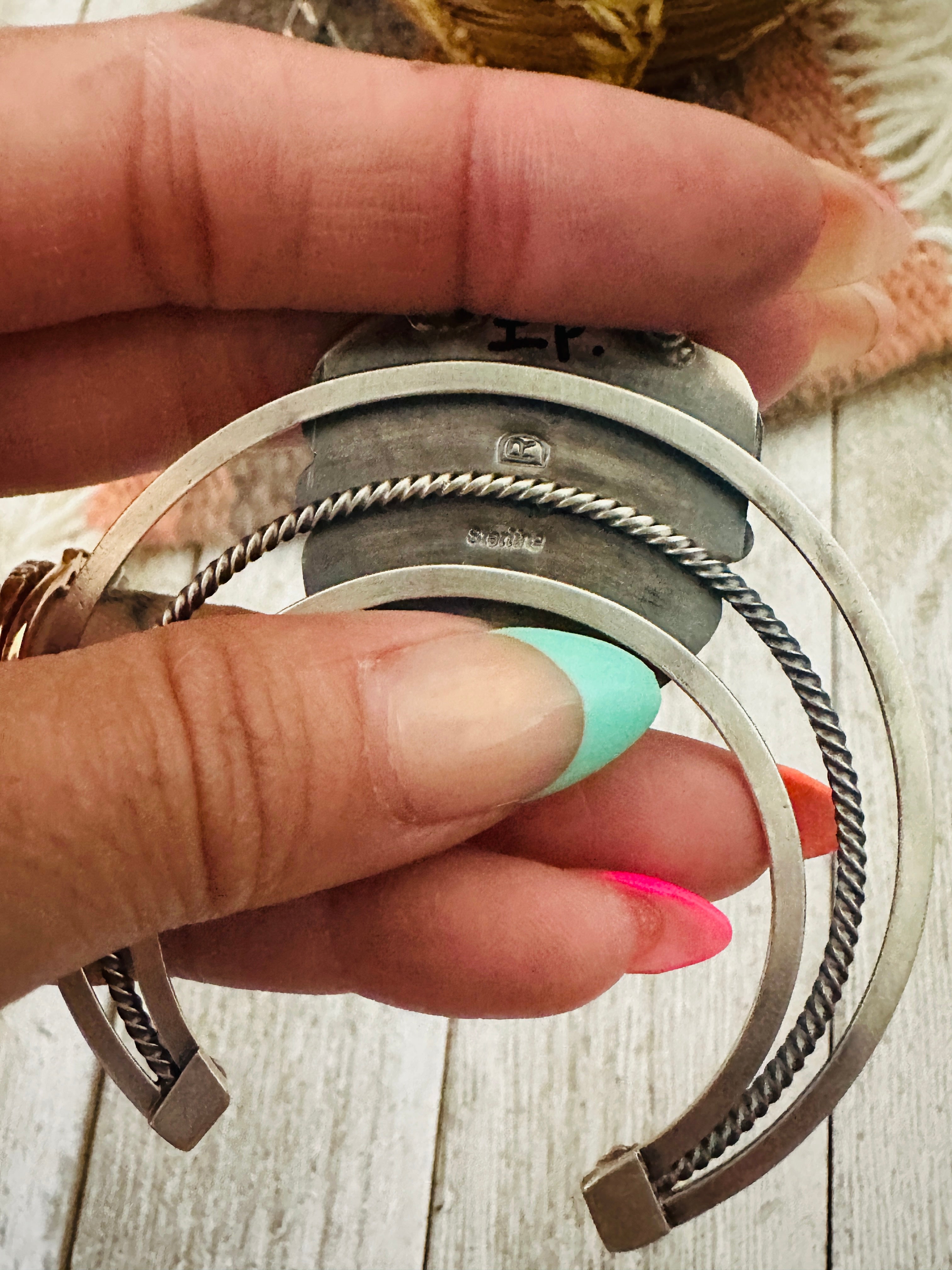 Handcrafted Sterling Silver & Turquoise Naja Chain Necklace