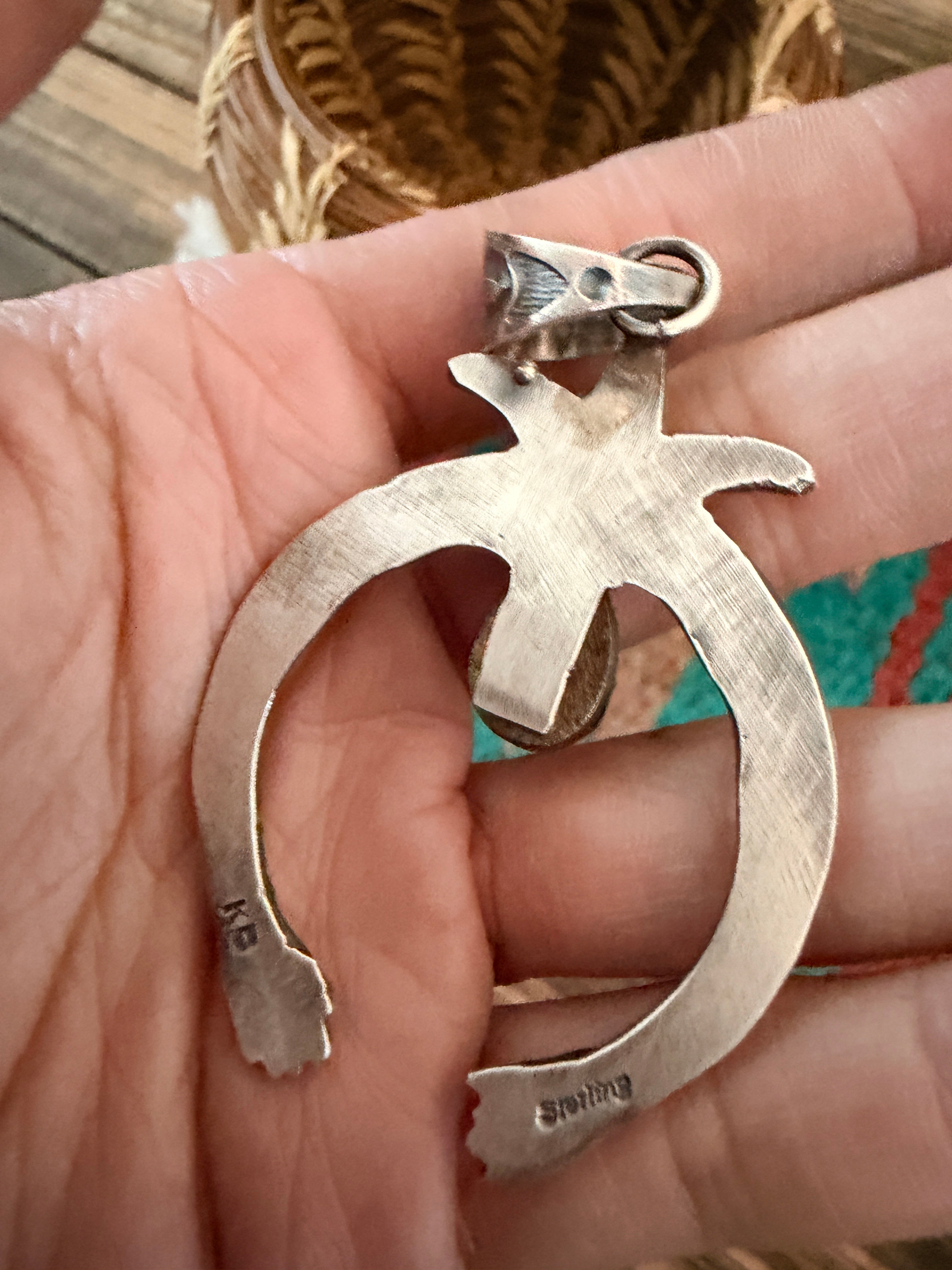 Handcrafted Sterling Silver & Queen Pink Naja Pendant by Kevin Billah