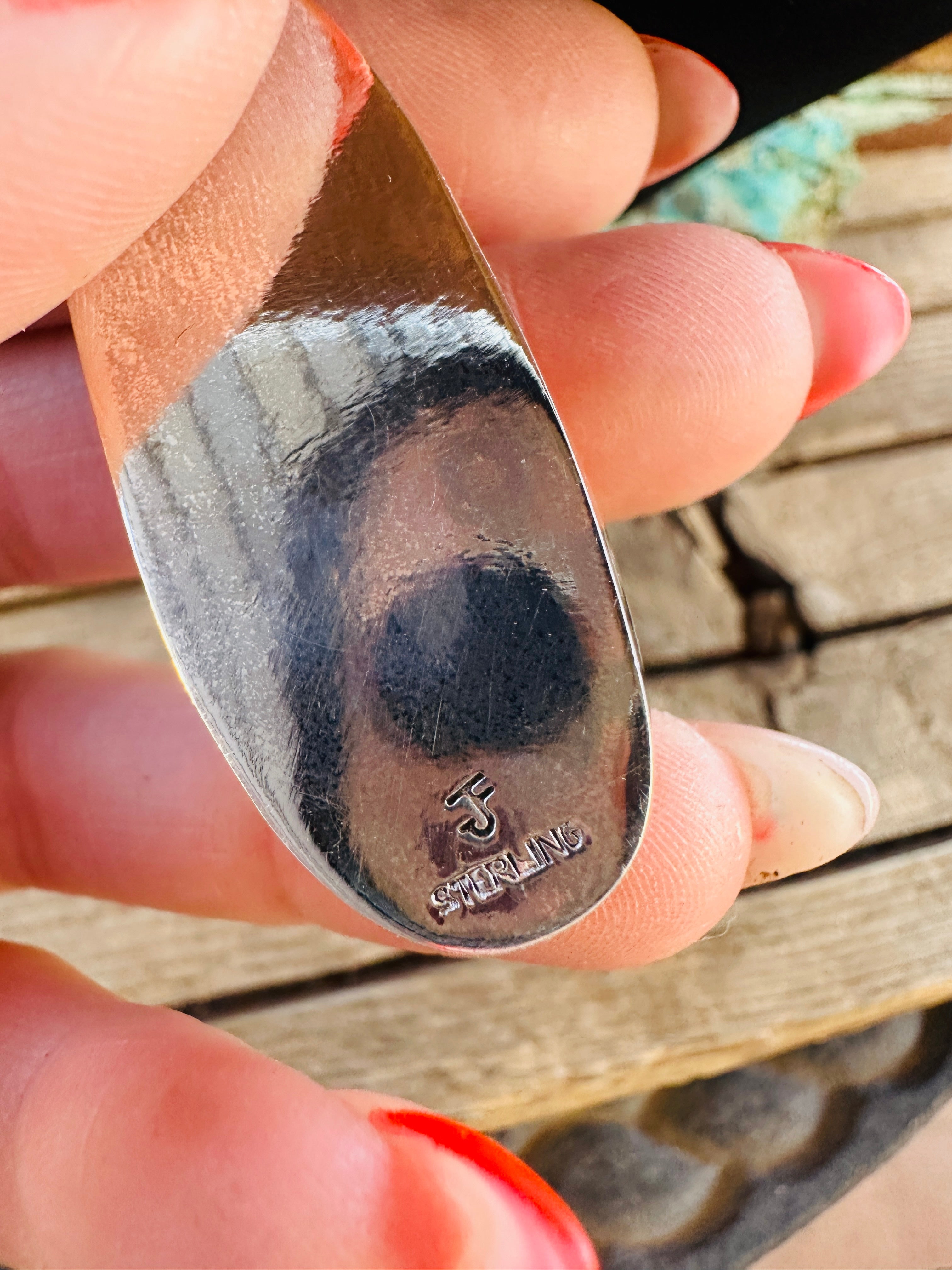 Handcrafted Spiny Oyster, Abalone & Sterling Silver Dangle Earrings by Federico Jimenez