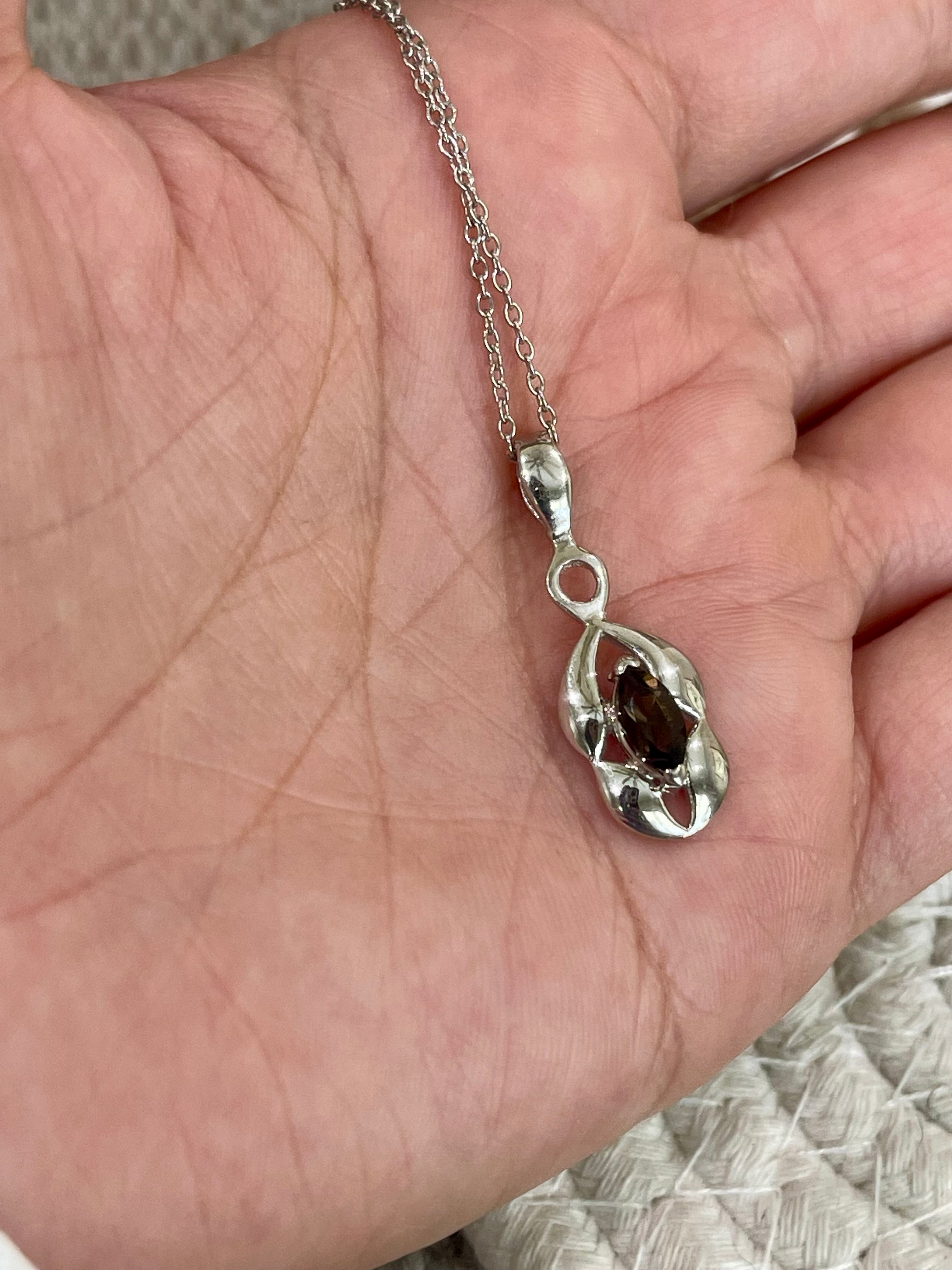 The Bijoux Vault Vintage Silver Chain  Necklace