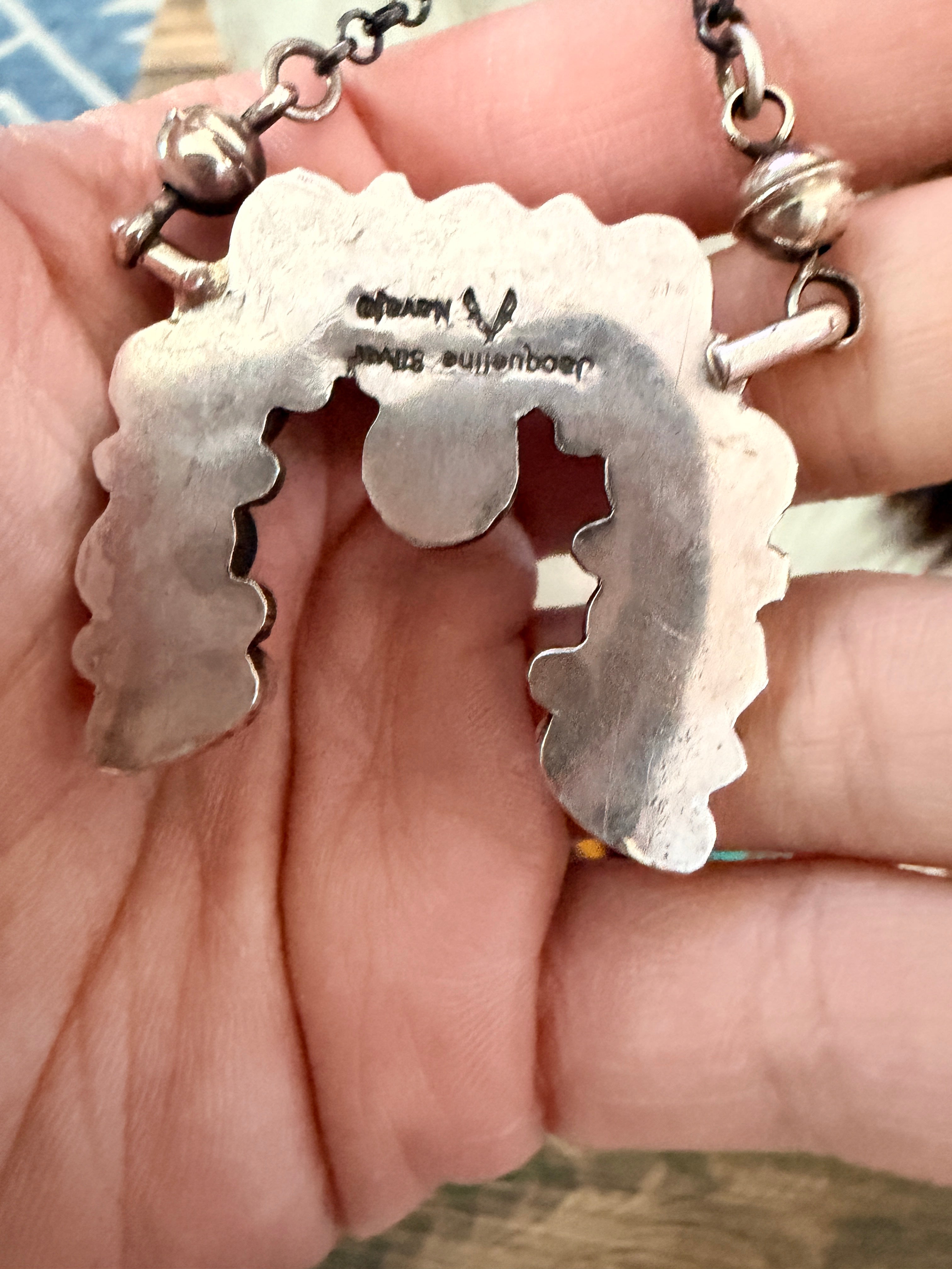 Handcrafted Multi Stone & Sterling Silver Naja Necklace by Jacqueline Silver
