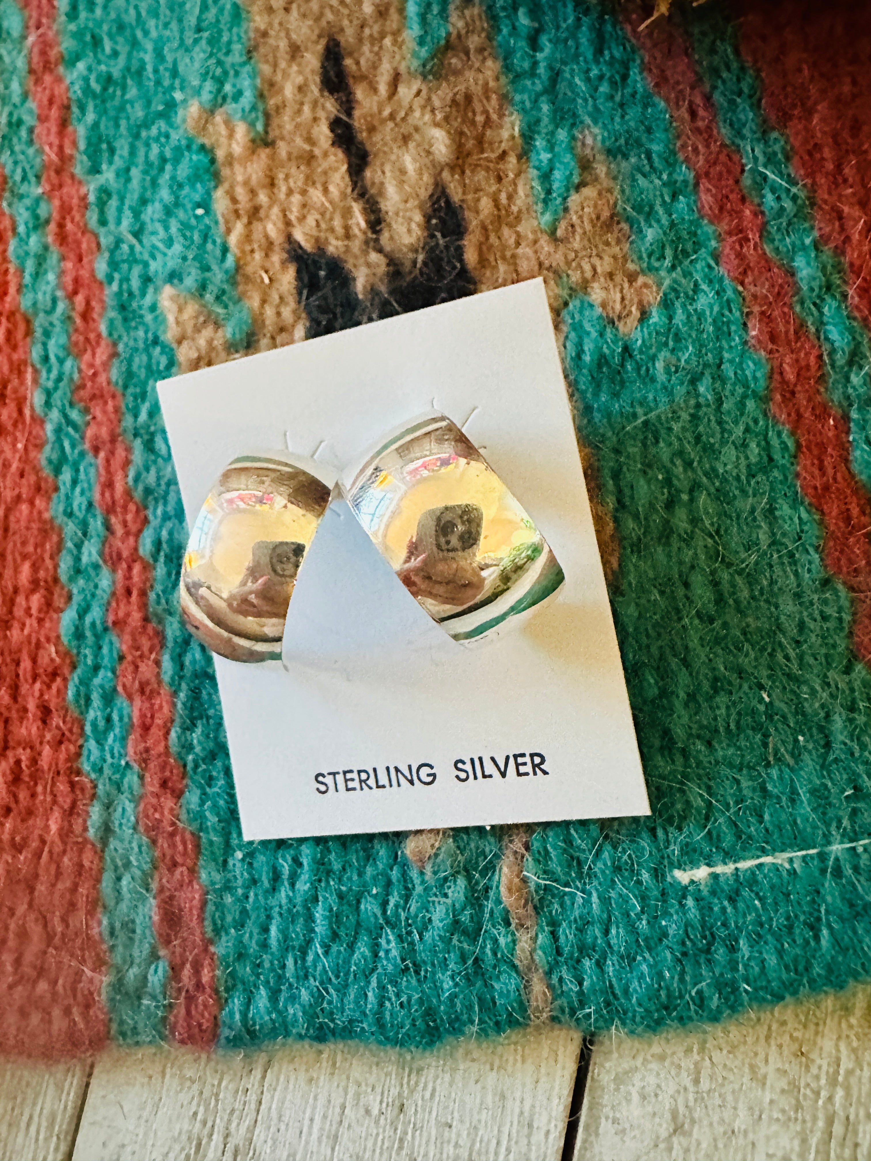 Handcrafted Sterling Silver Hoop Earrings, Cameron’s Faves ♥️