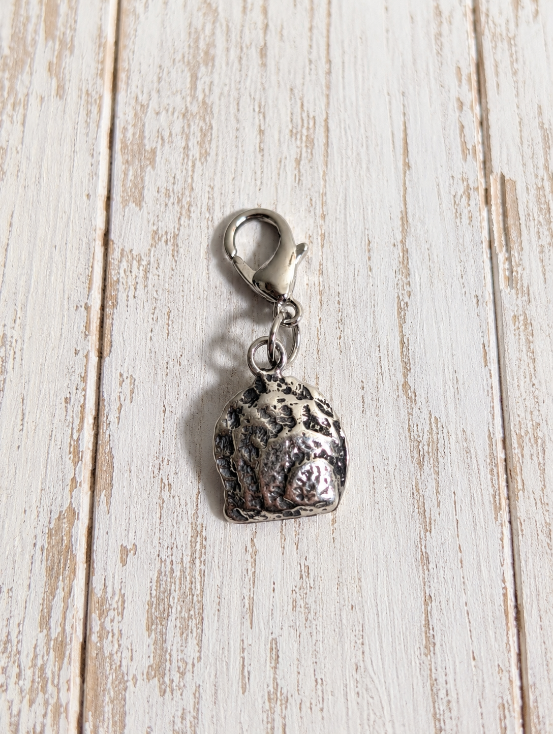 Handcrafted Clam Shell Ocean Oyster Charm Sterling Silver