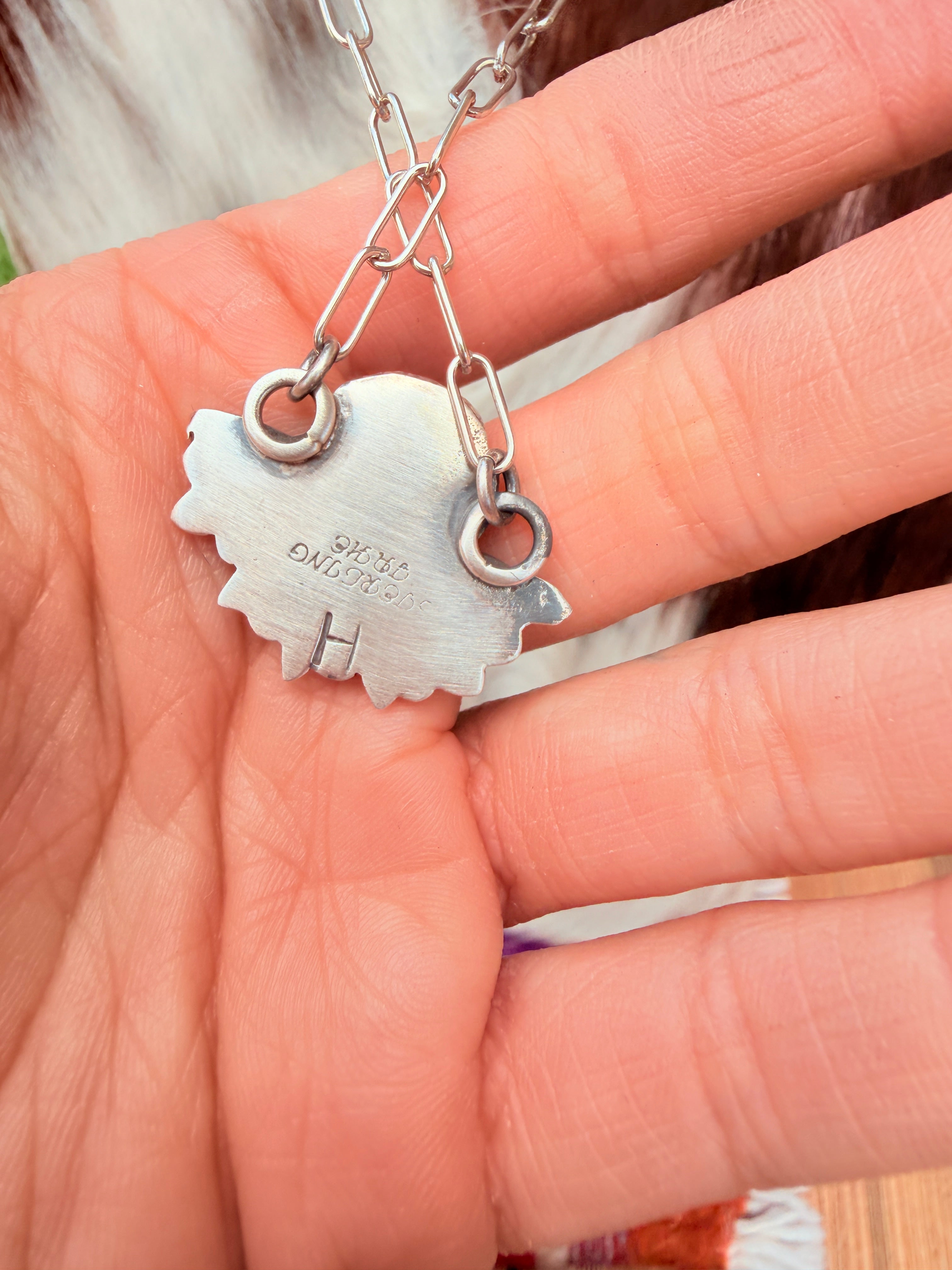 Handcrafted Sterling Silver Concho Necklace