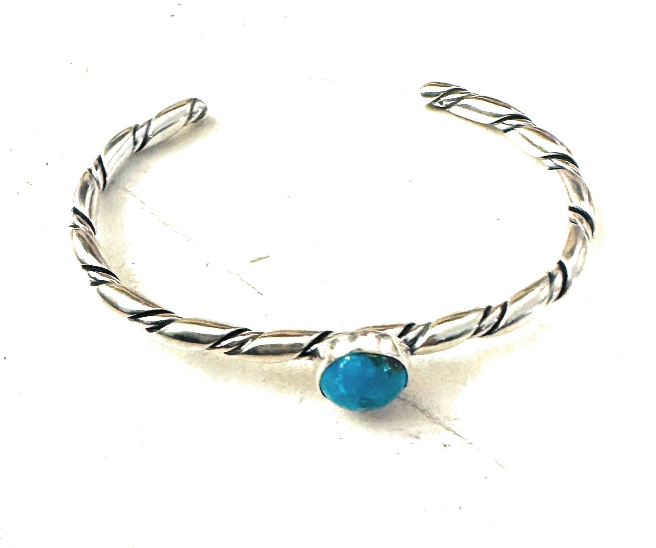 Navajo Sterling Silver & Spice Cuff Bracelet