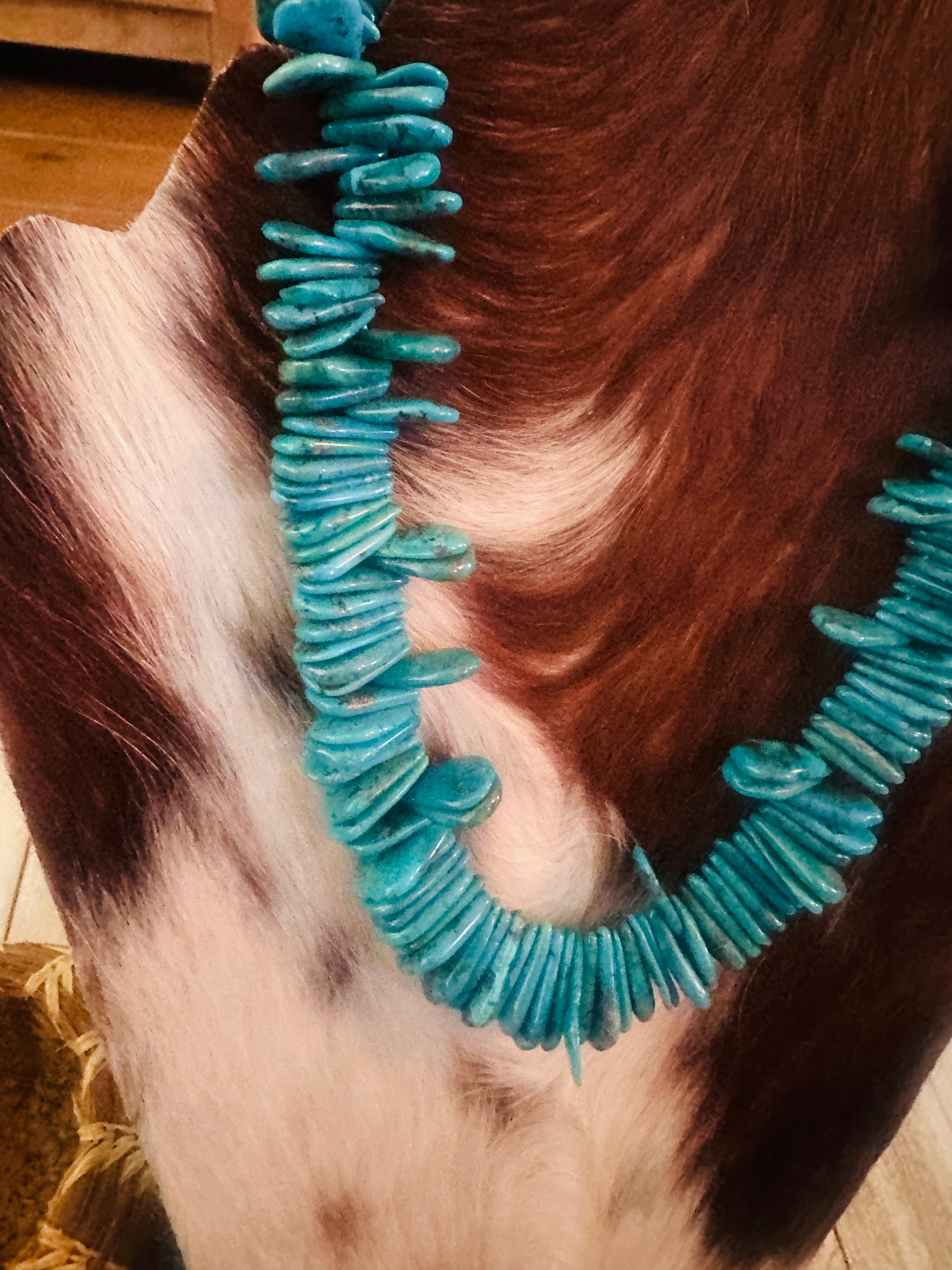 Old Pawn Handcrafted Turquoise Beaded Necklace