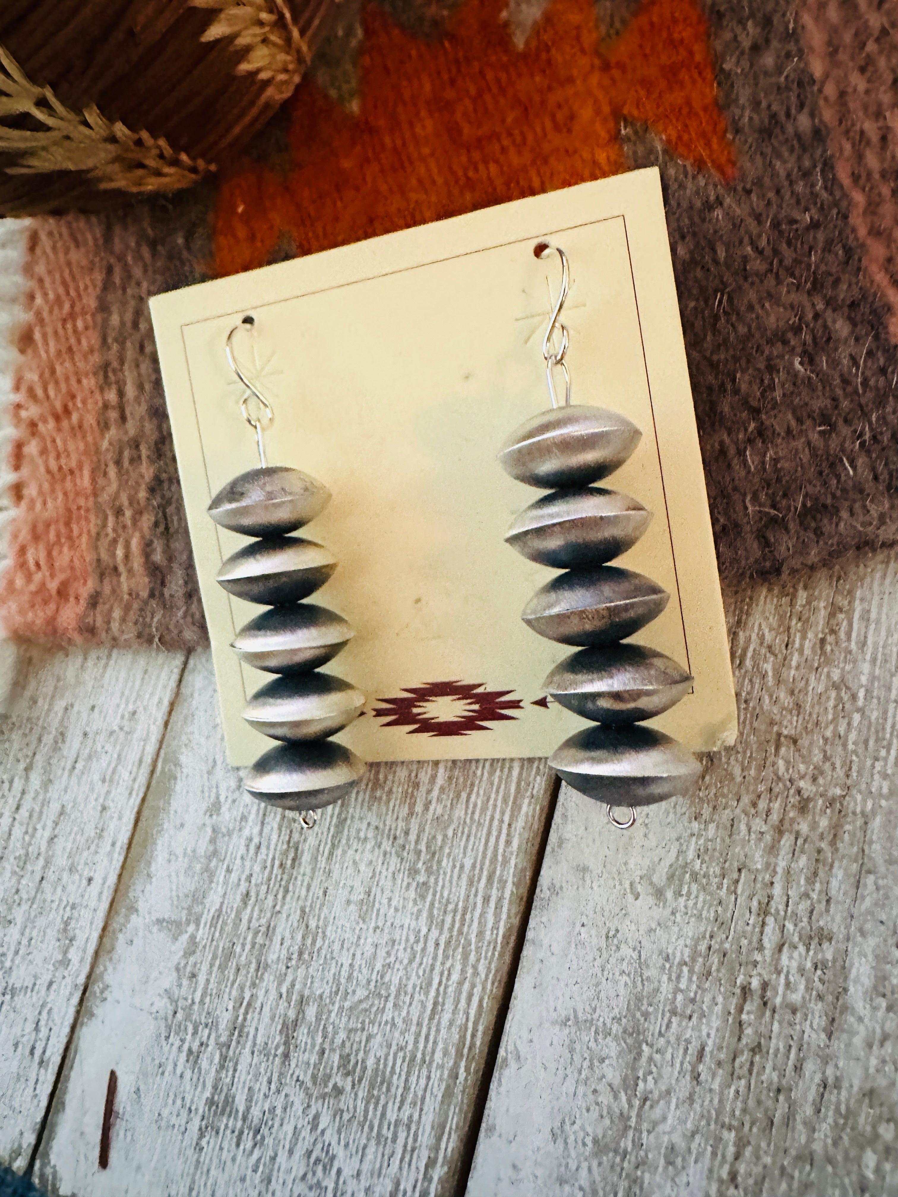 Handcrafted Sterling Silver Pearl Dangle Earrings