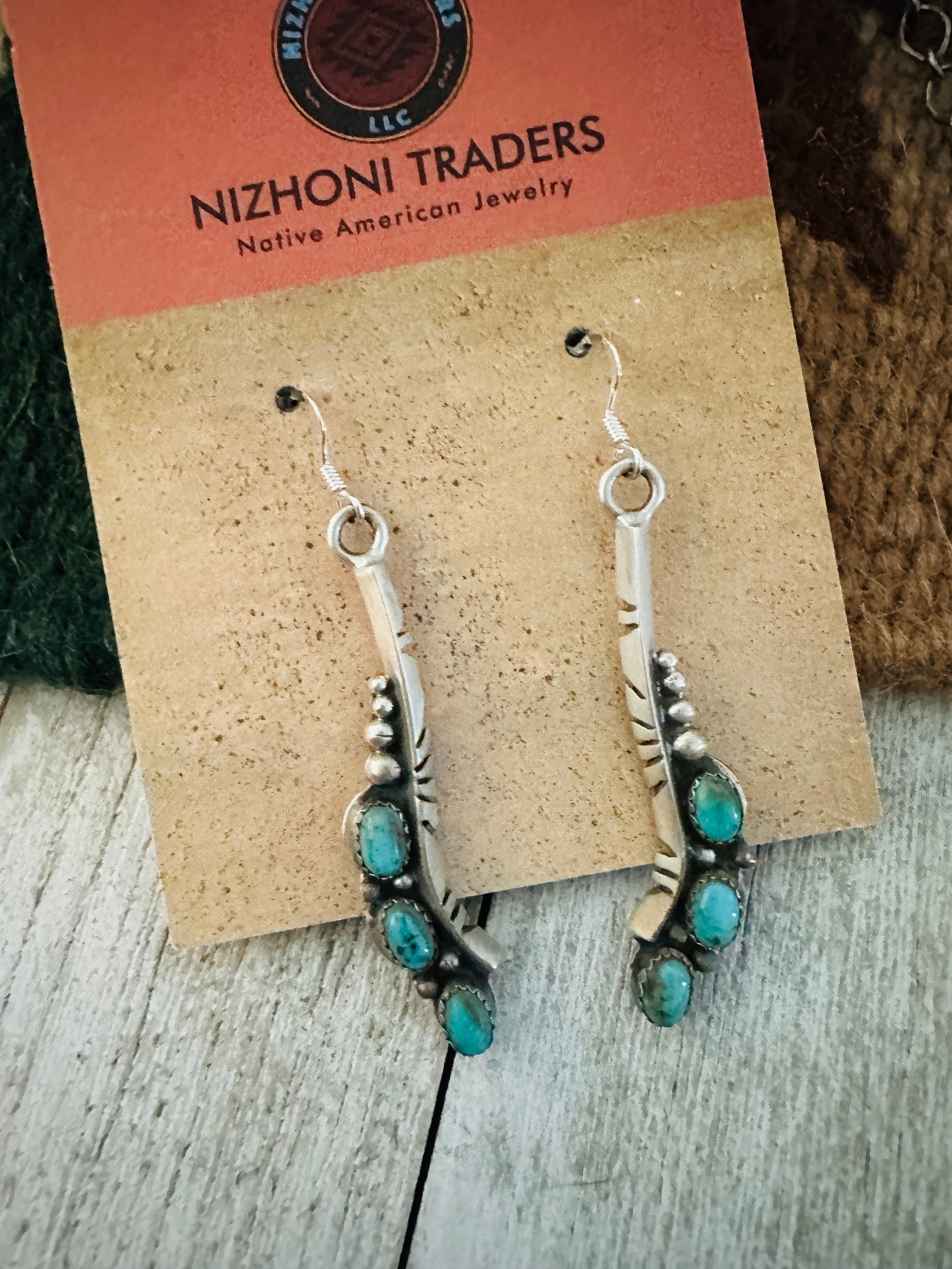 Navajo Sterling Silver & Turquoise Necklace Set