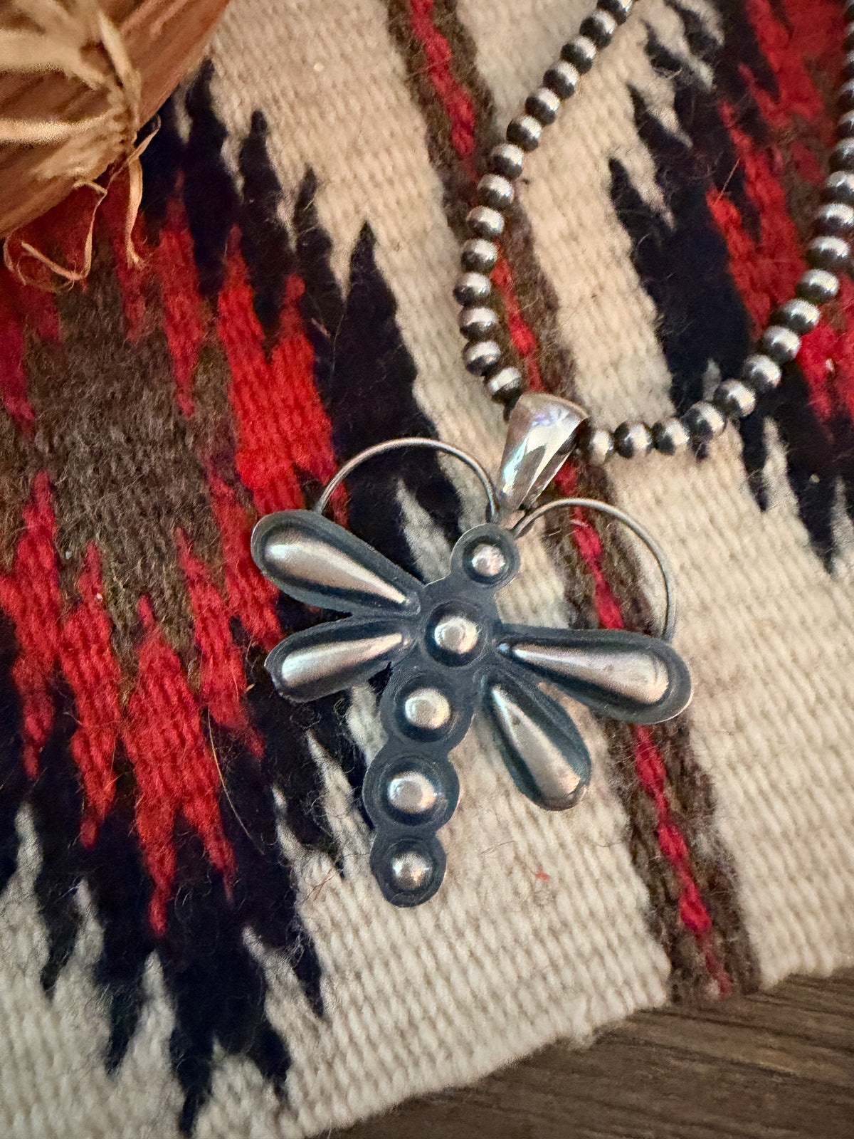 Handcrafted Sterling Silver Dragonfly Pendant