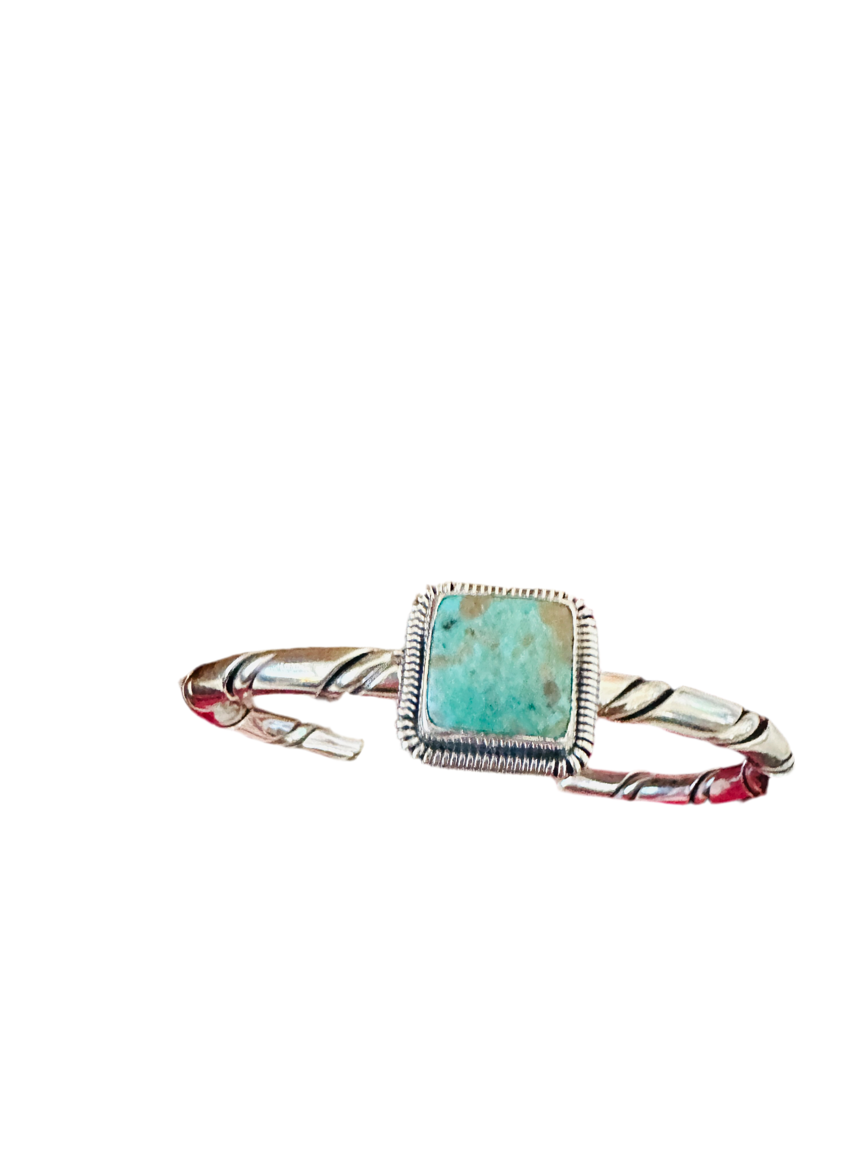 Handcrafted Sterling Silver & Turquoise Cuff Bracelet