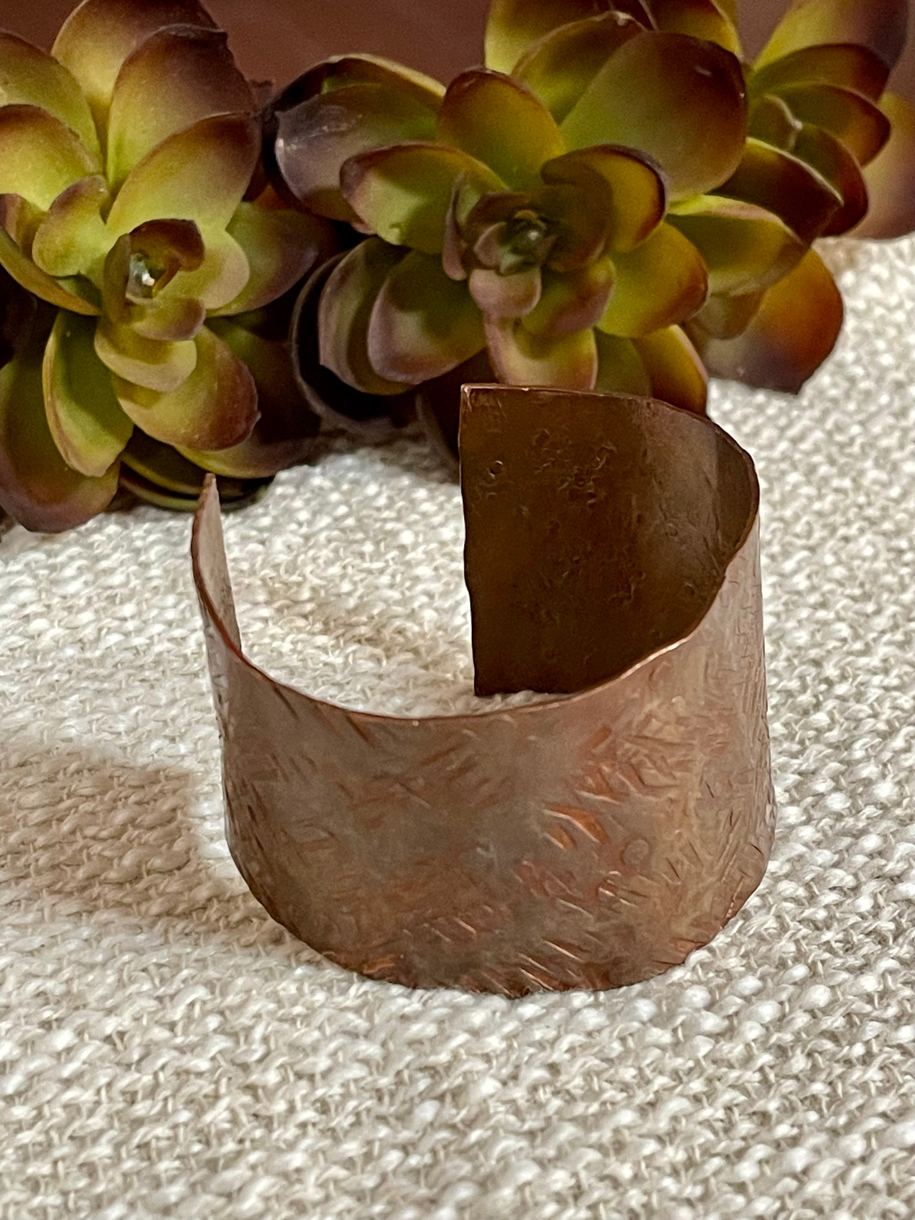 Vintage Handmade Copper Cuff