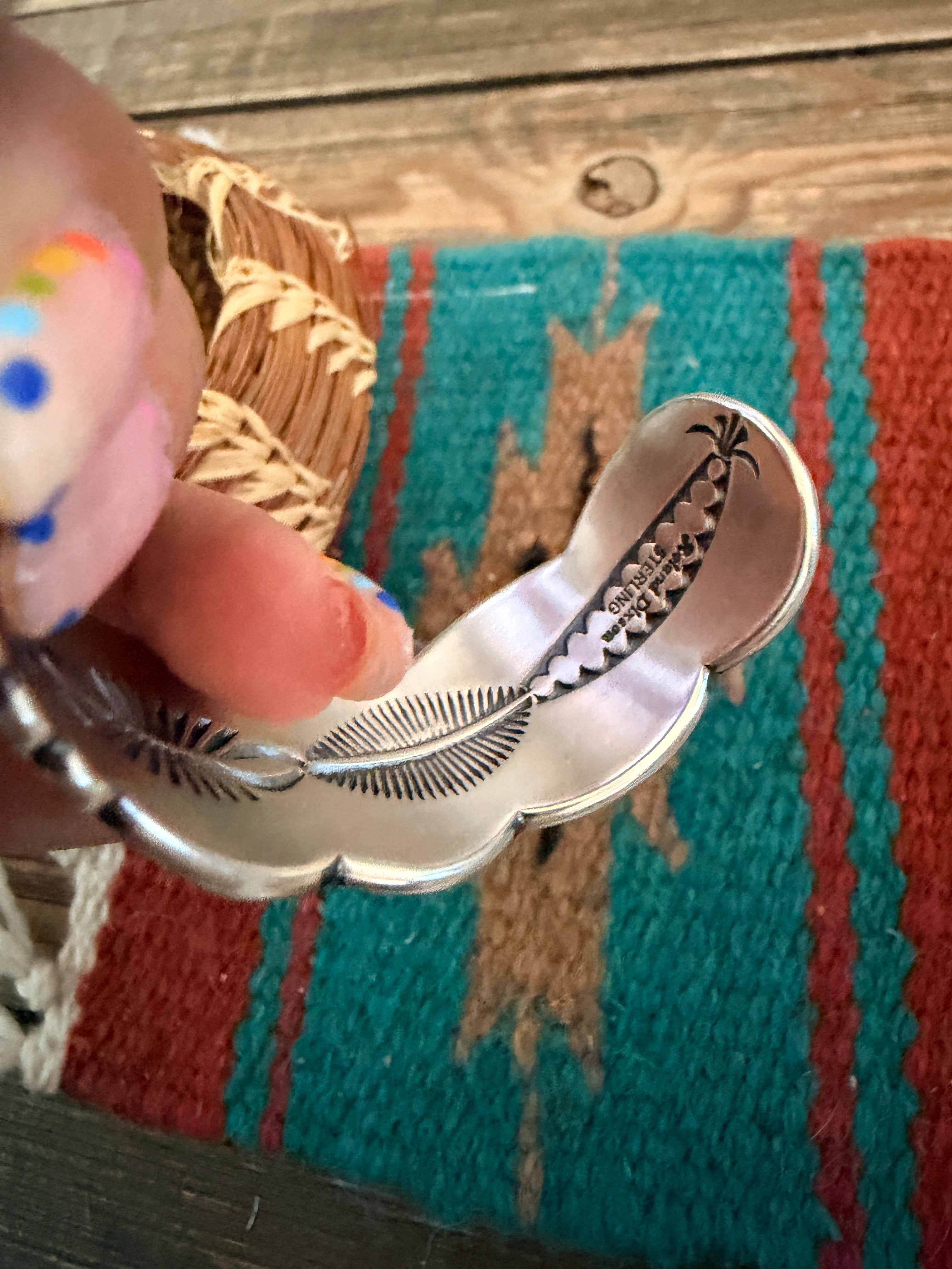 Handcrafted Sterling Silver Cuff Bracelet by Roland Dixson