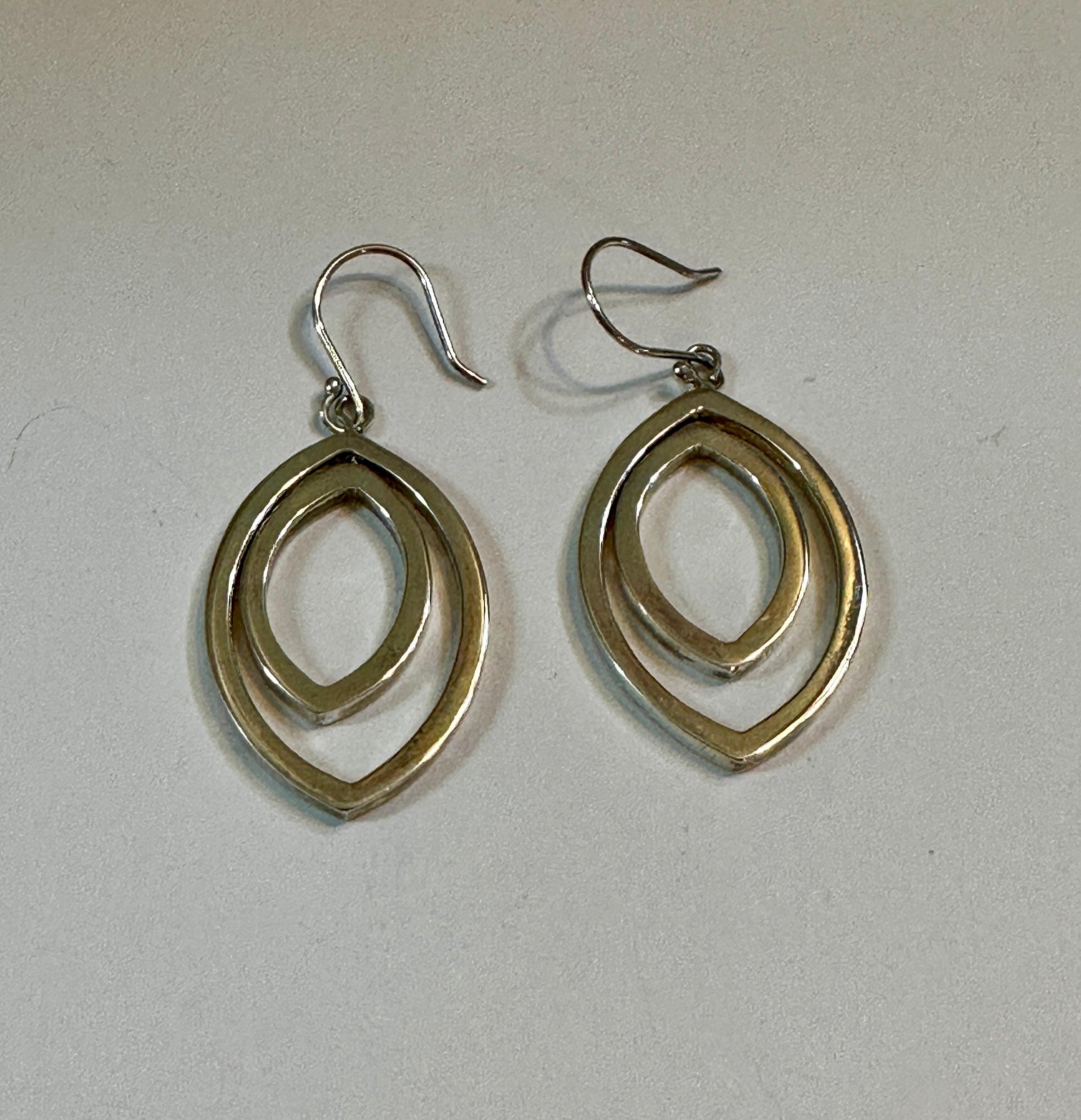 Double Marquise Earrings on Hook