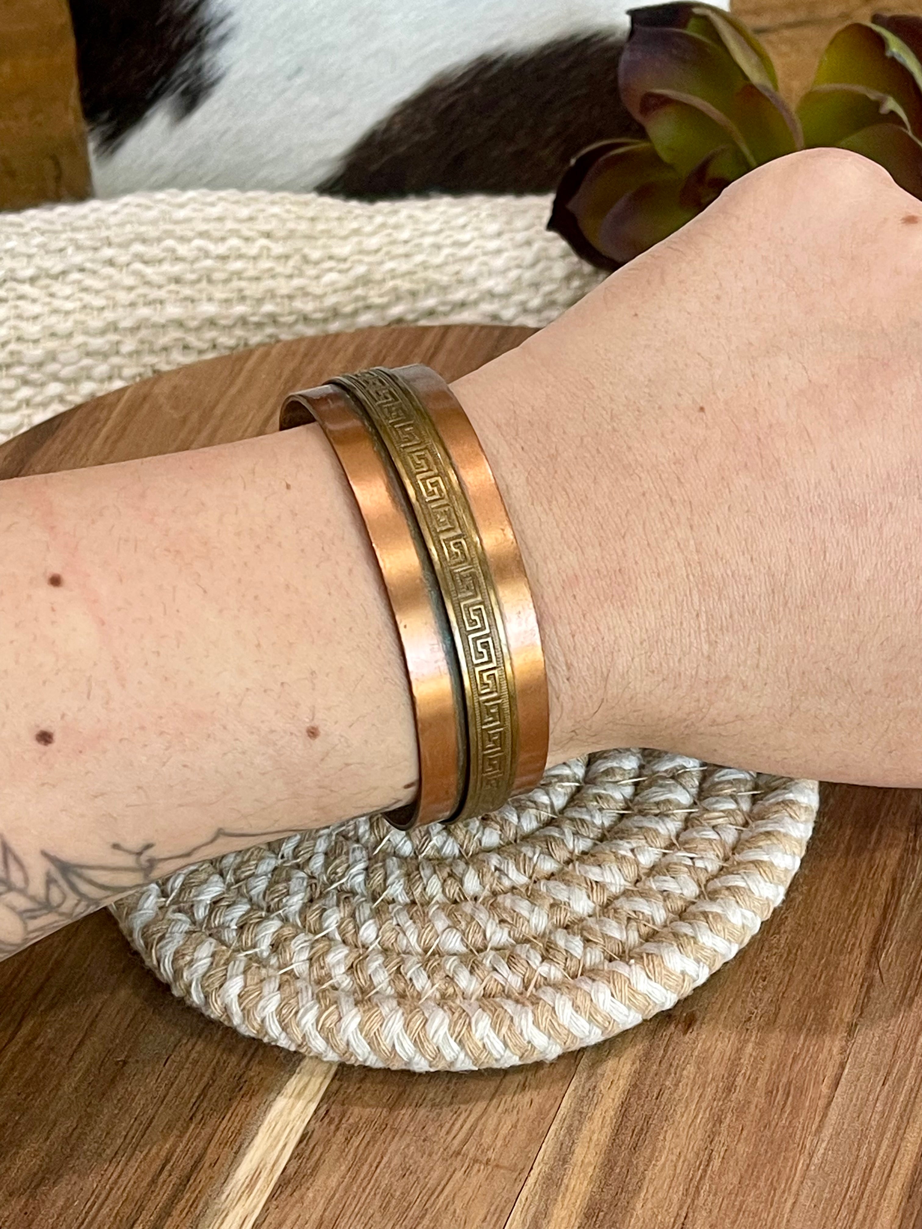 Vintage Handmade Copper Cuff