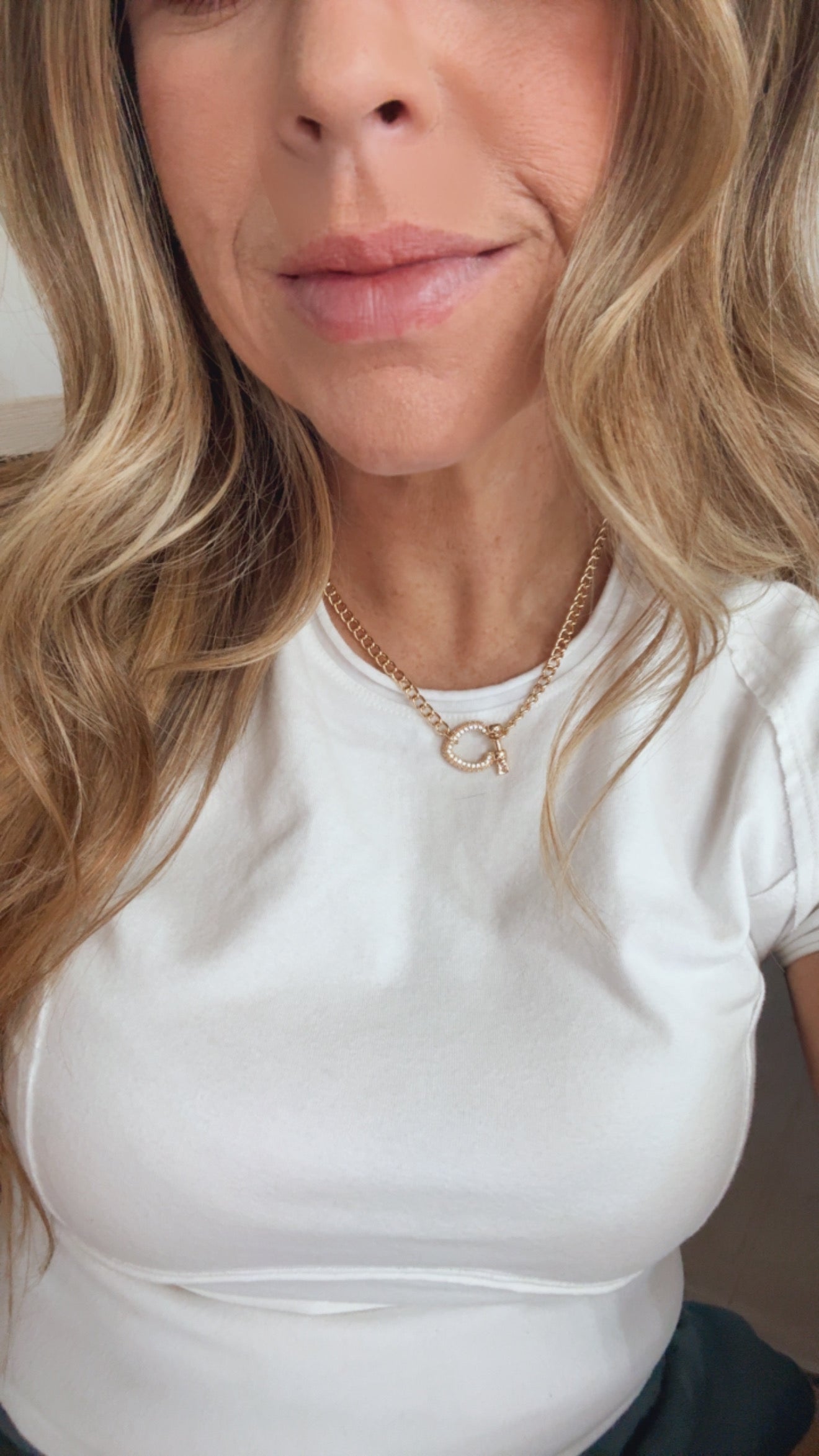 “The Golden Collection” Handmade Gold Plated Chunky HORSE BIT Necklace