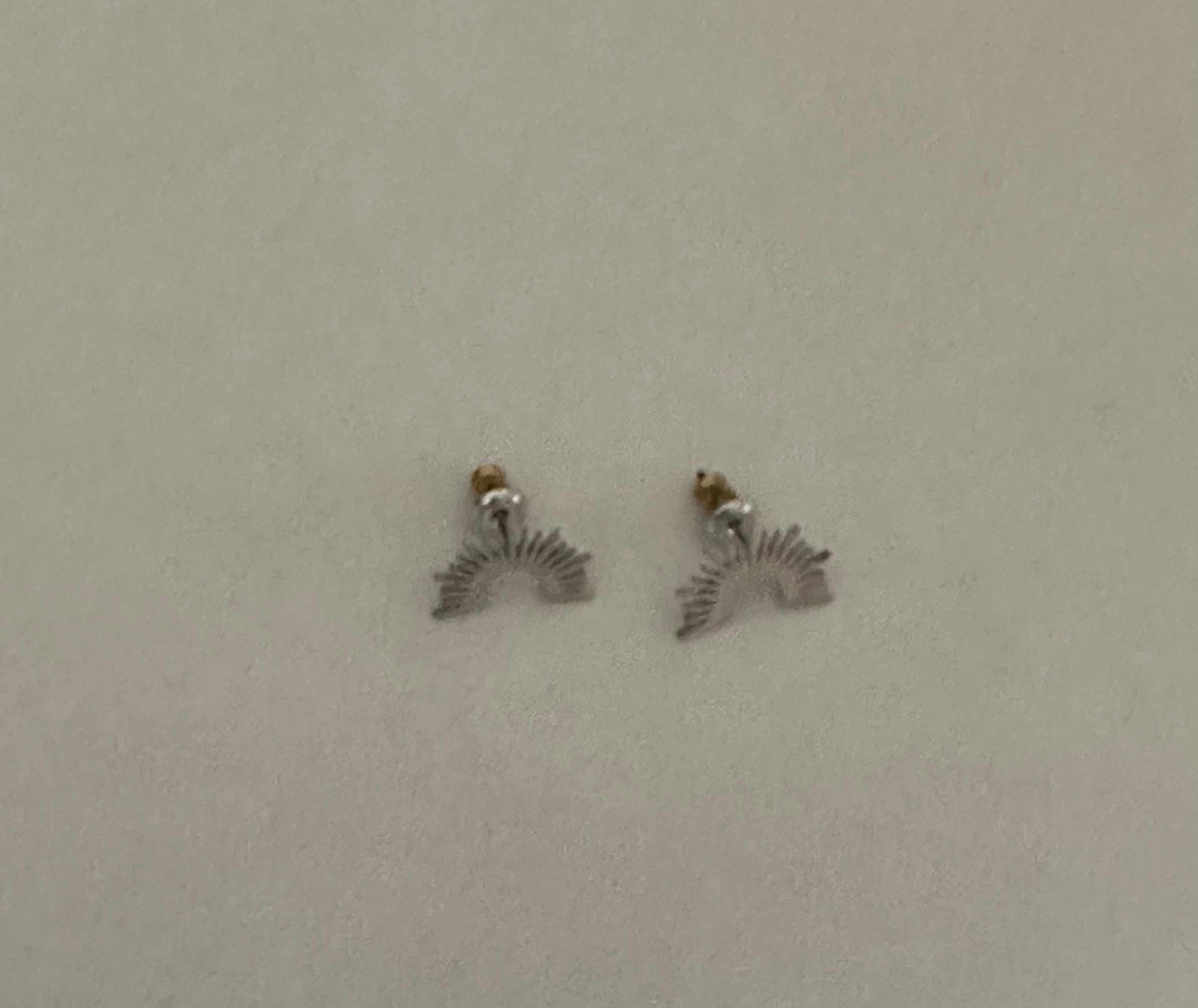 Sterling Silver Sunrise Stud Earrings