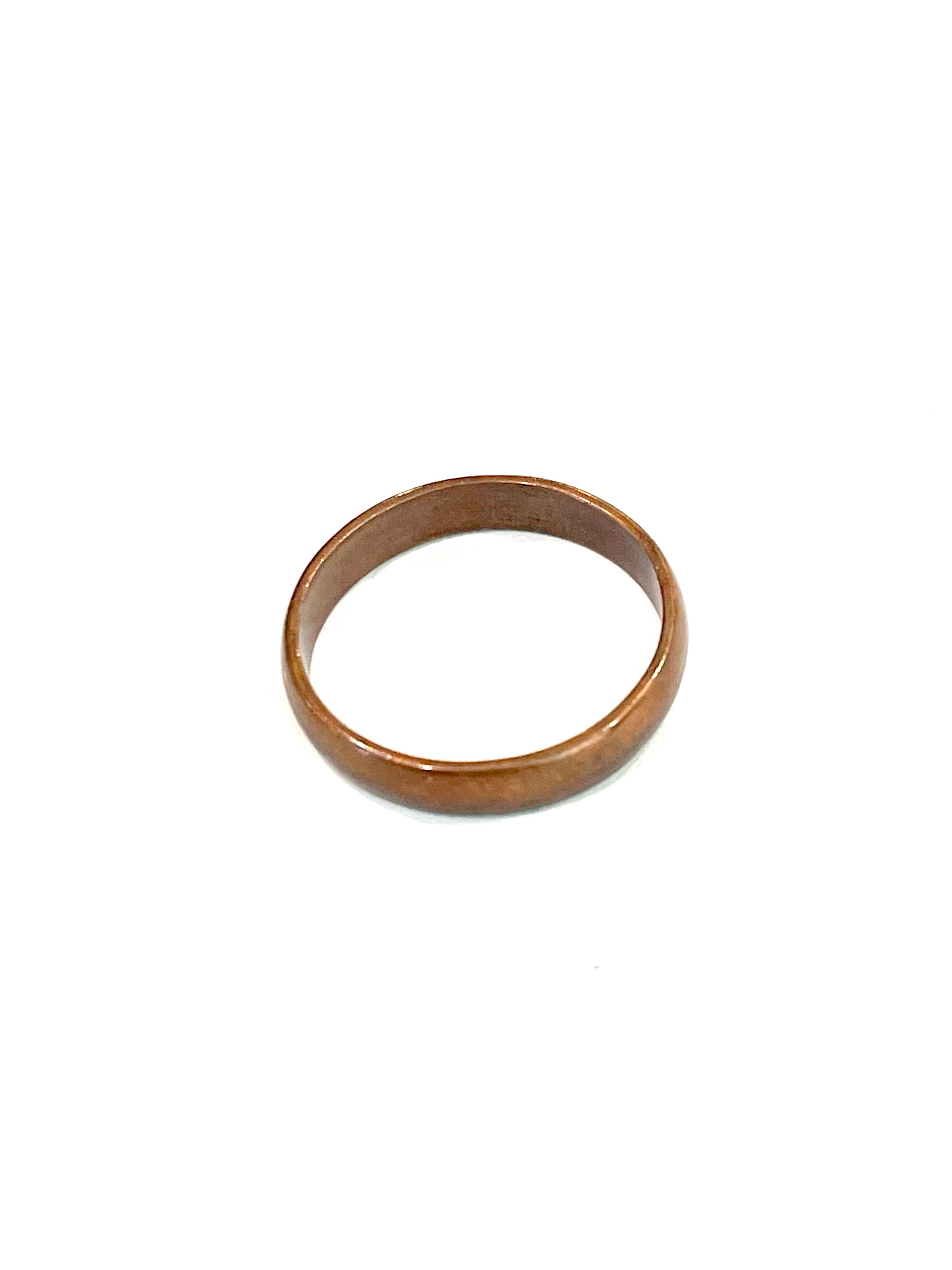 Vintage Handmade Copper Ring Sz 7.25