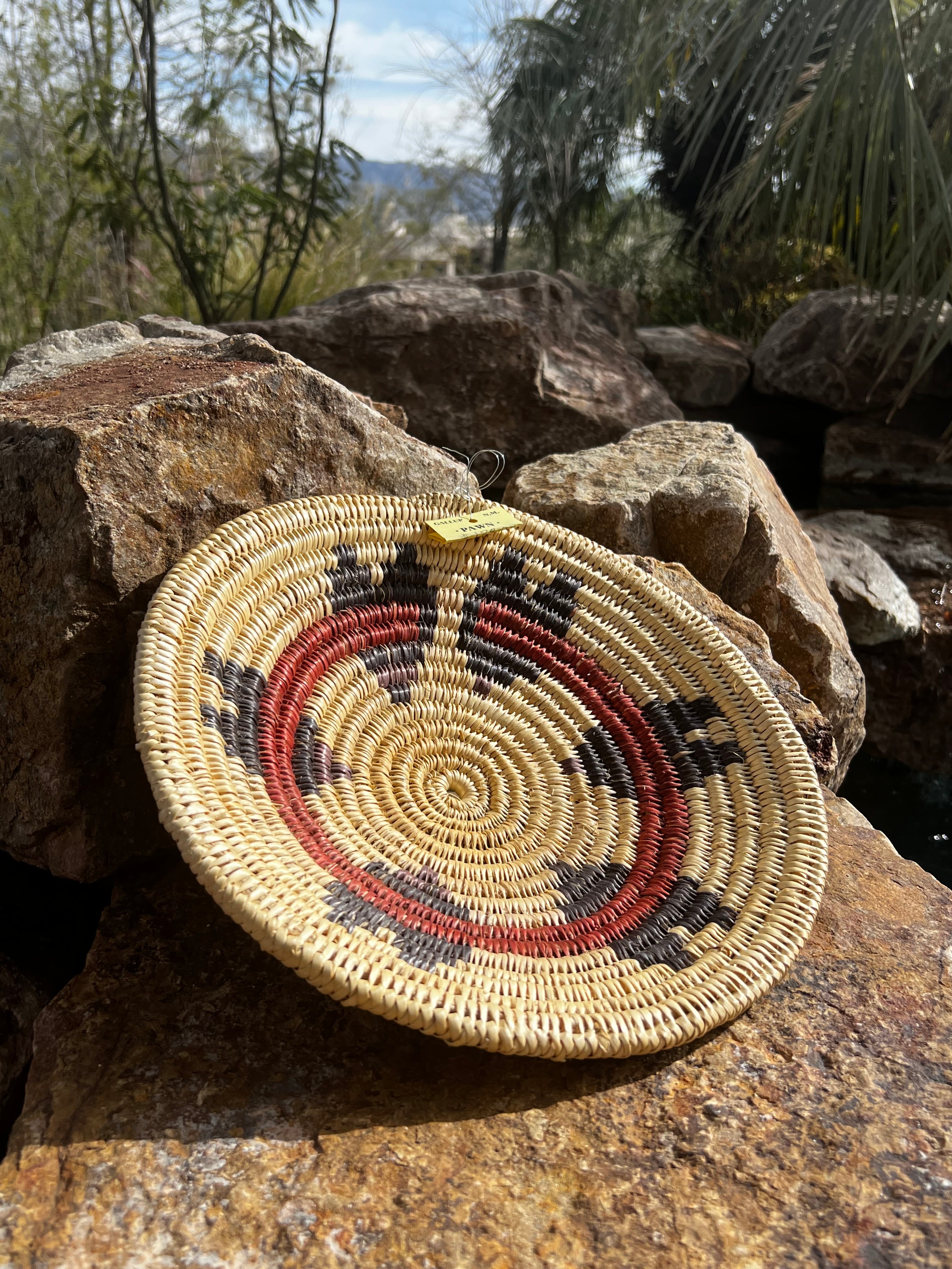 Old Pawn Handcrafted Woven Basket #5