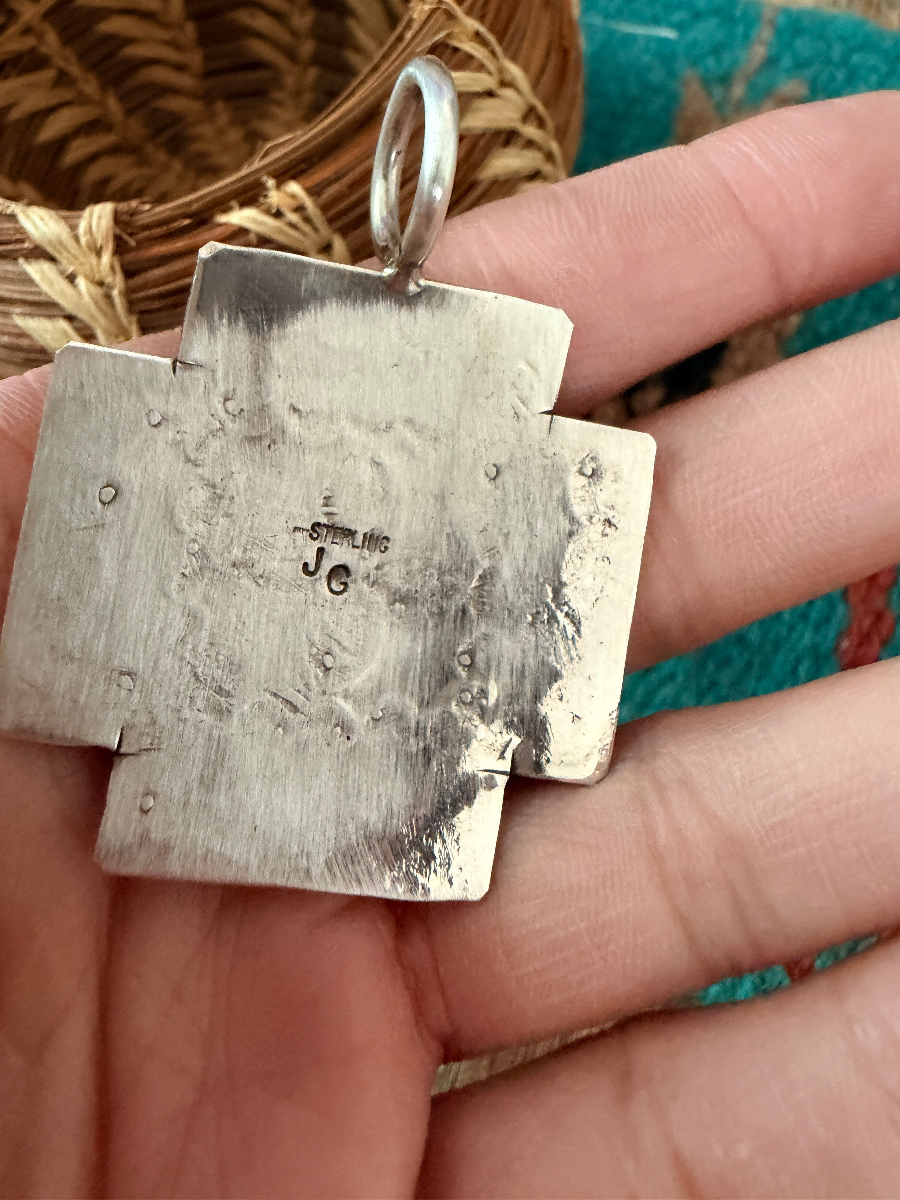 Handcrafted Sterling Silver Cross Pendant