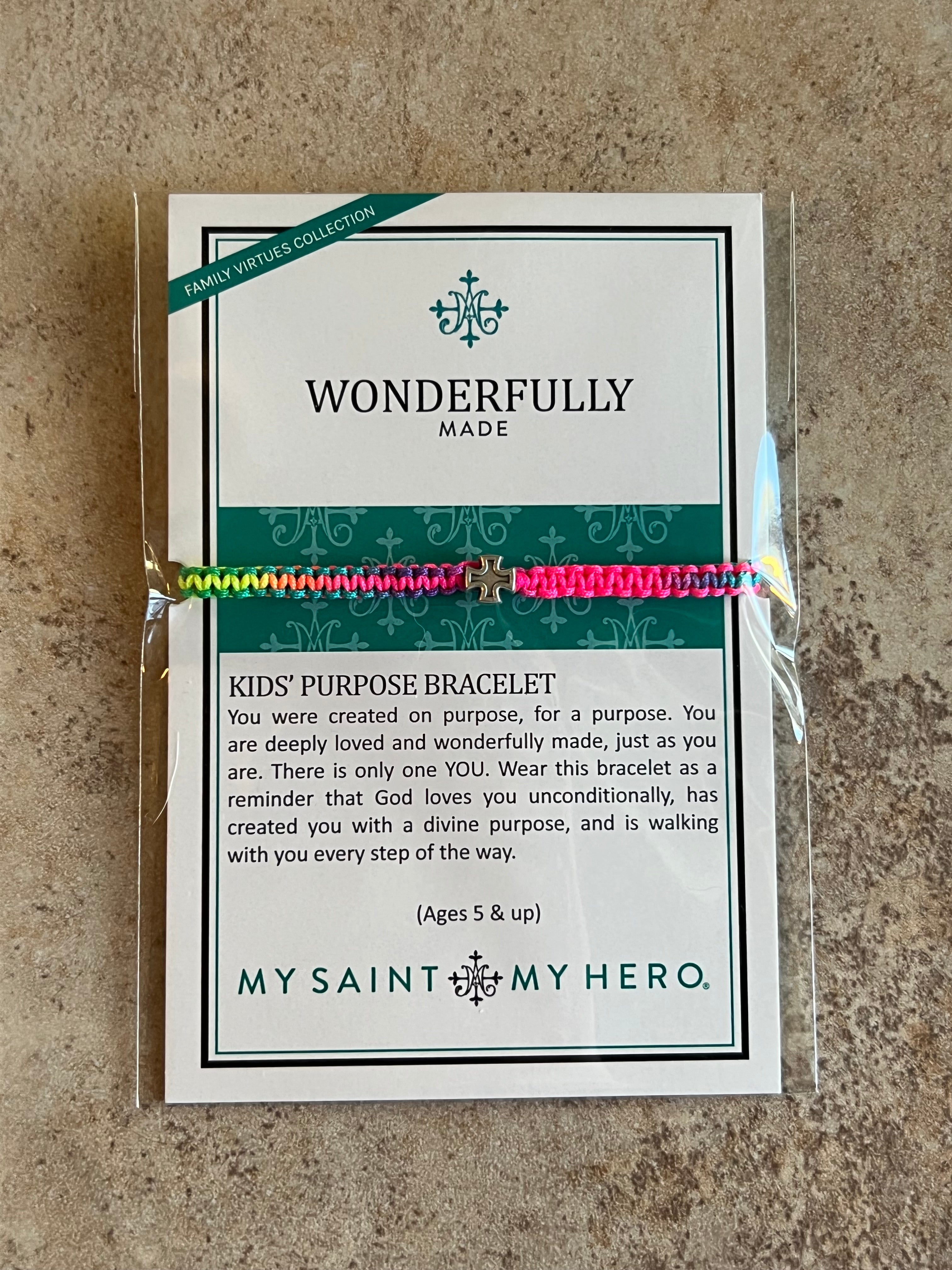 Wonderfully Made Blessed Kid’s Bracelet (Rainbow)