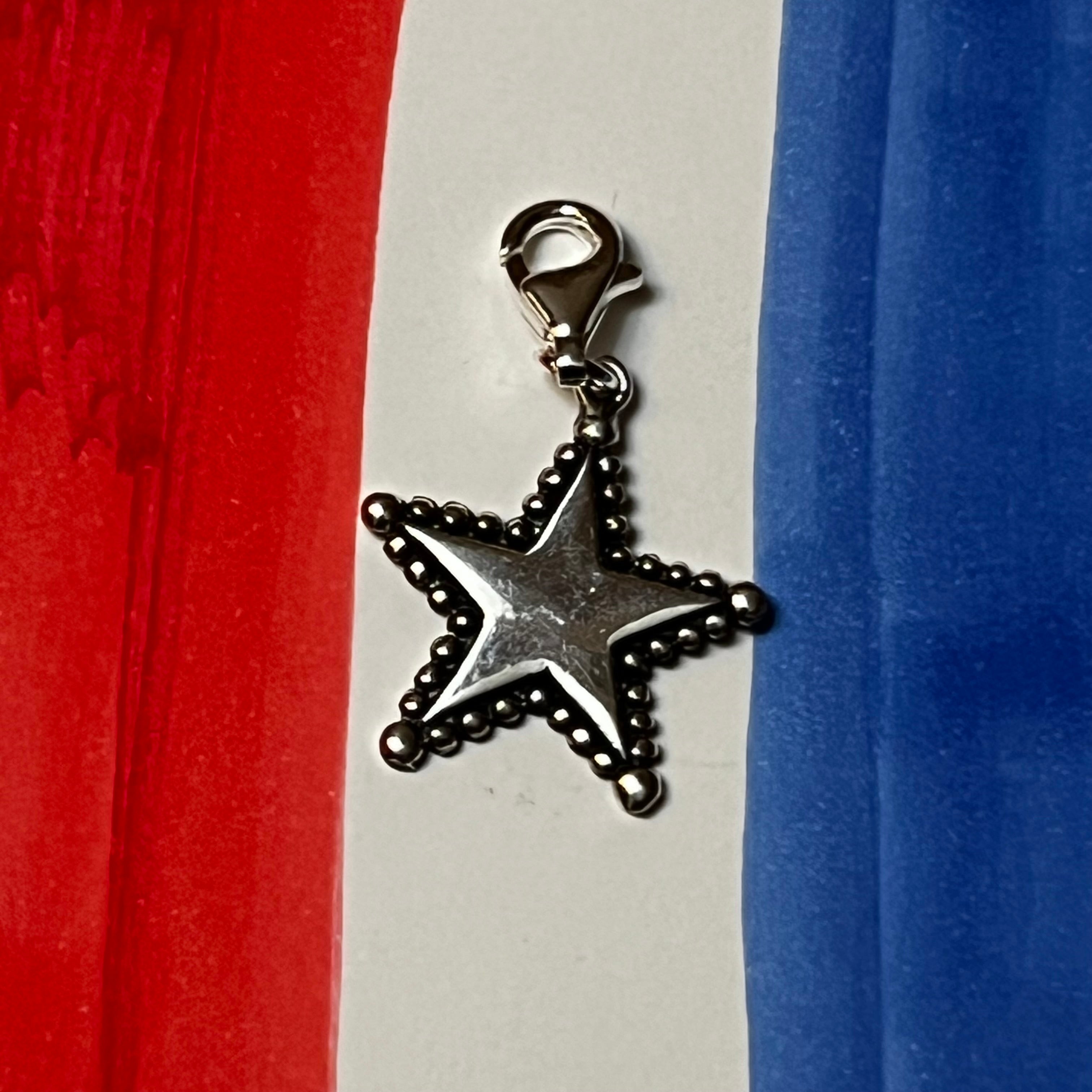 Handmade Sterling Silver Star Charm