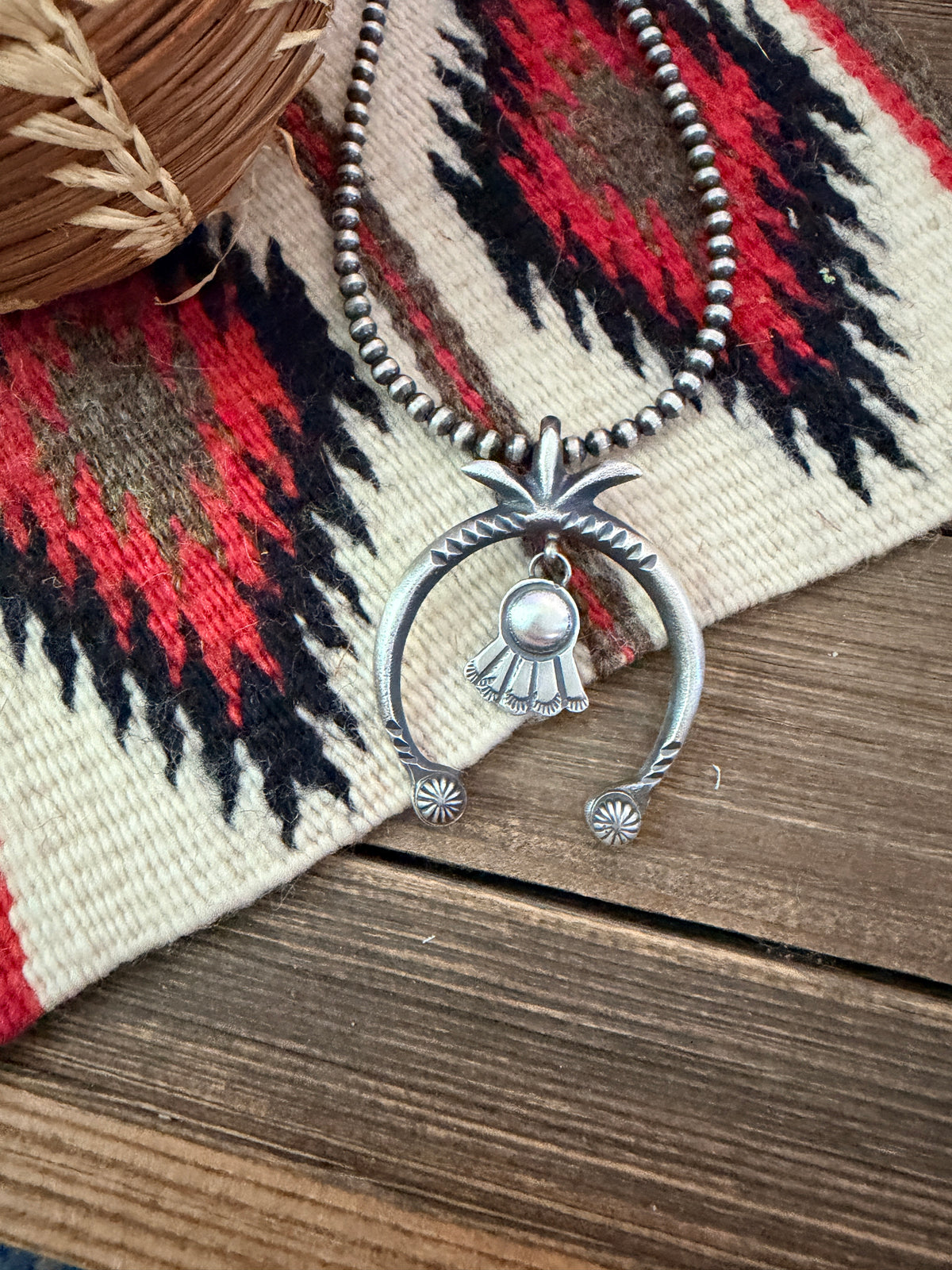 Handcrafted Sterling Silver Naja Pendant by Martha Cayatineto