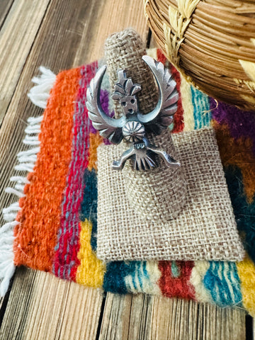 Handcrafted Sterling Silver Thunderbird Ring by Chimney Butte