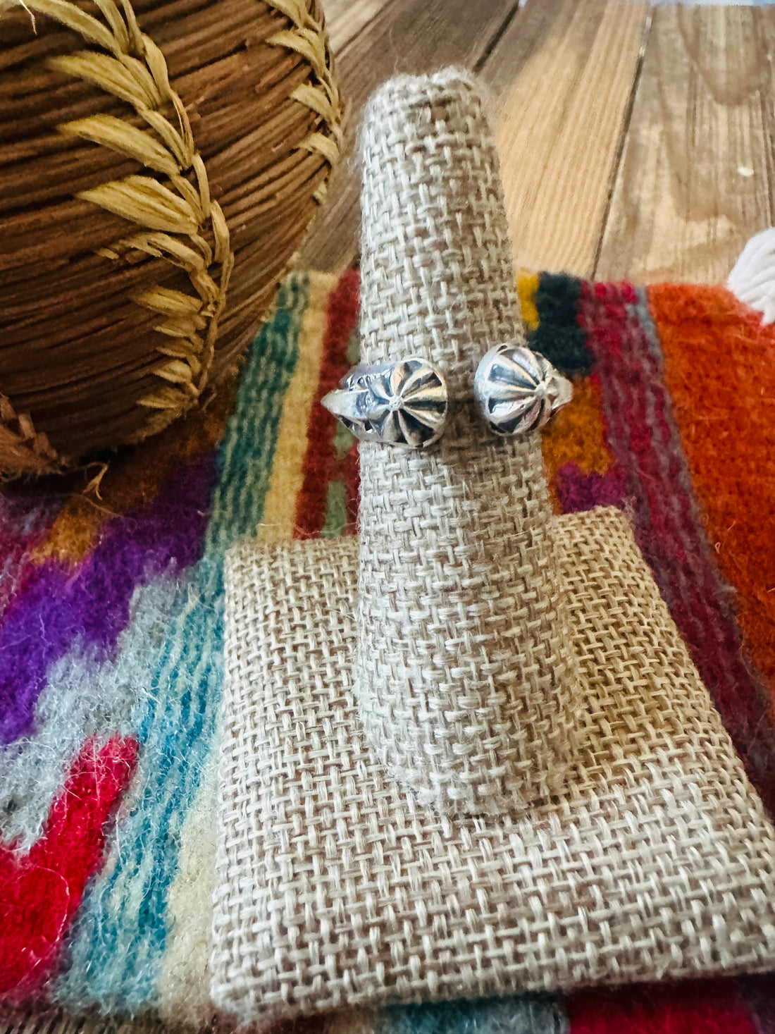 Handcrafted Sterling Silver Band Ring Size 6.5 by Sunshine Reeves