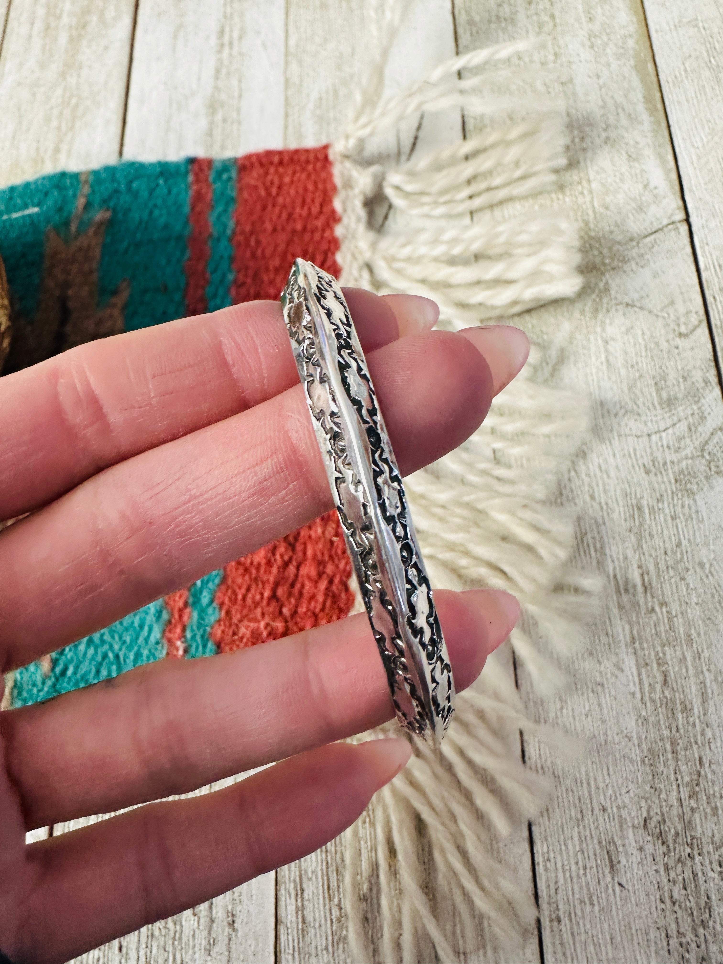 Handcrafted Sterling Silver Cuff Bracelet