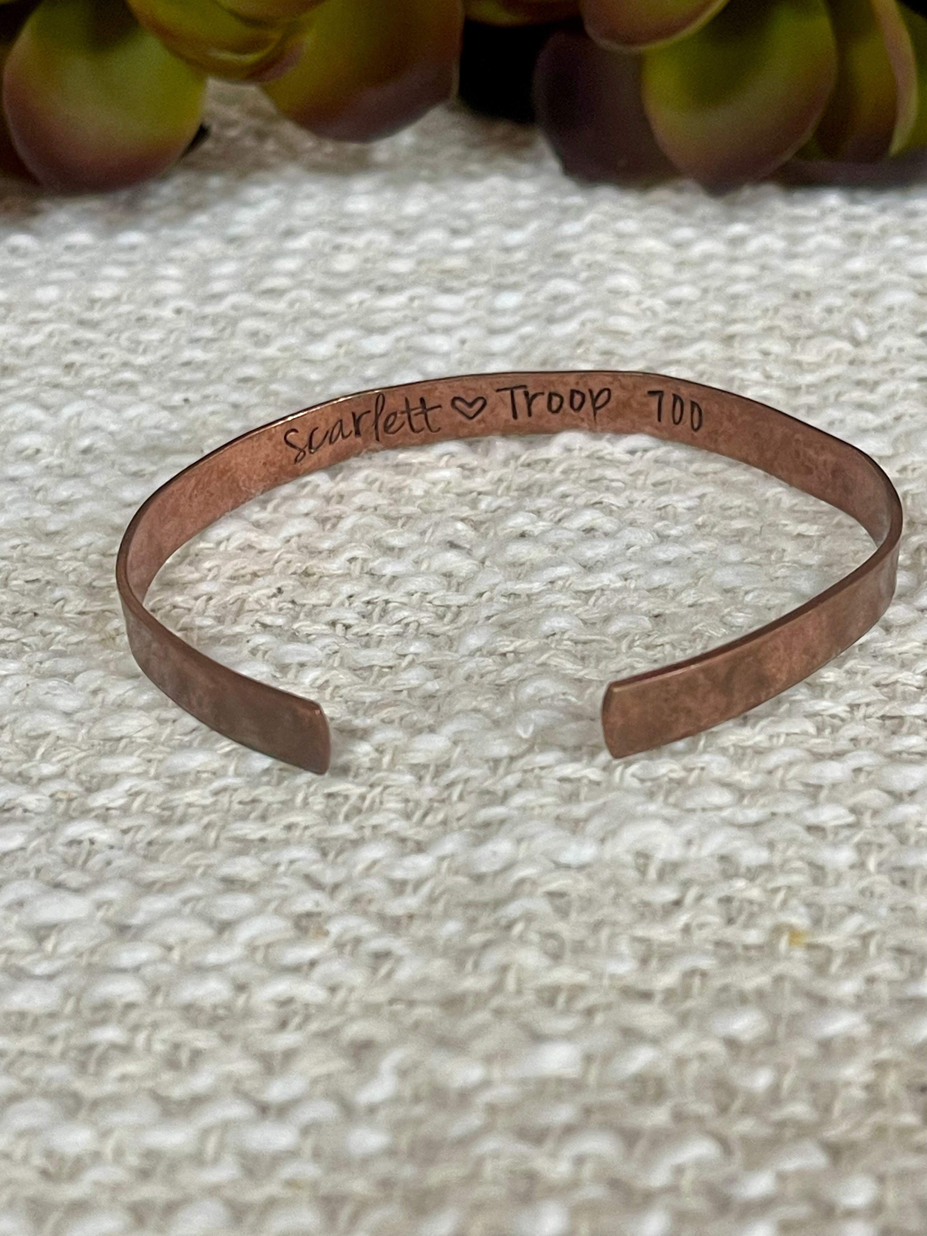 Vintage Handmade Copper Cuff