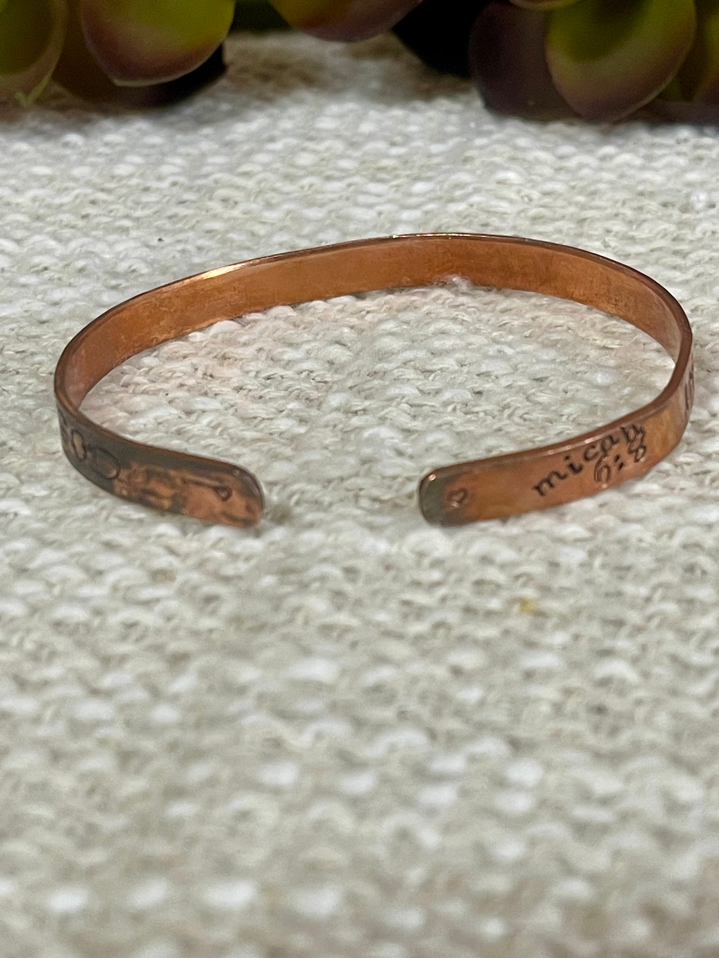 Vintage Handmade Copper Cuff