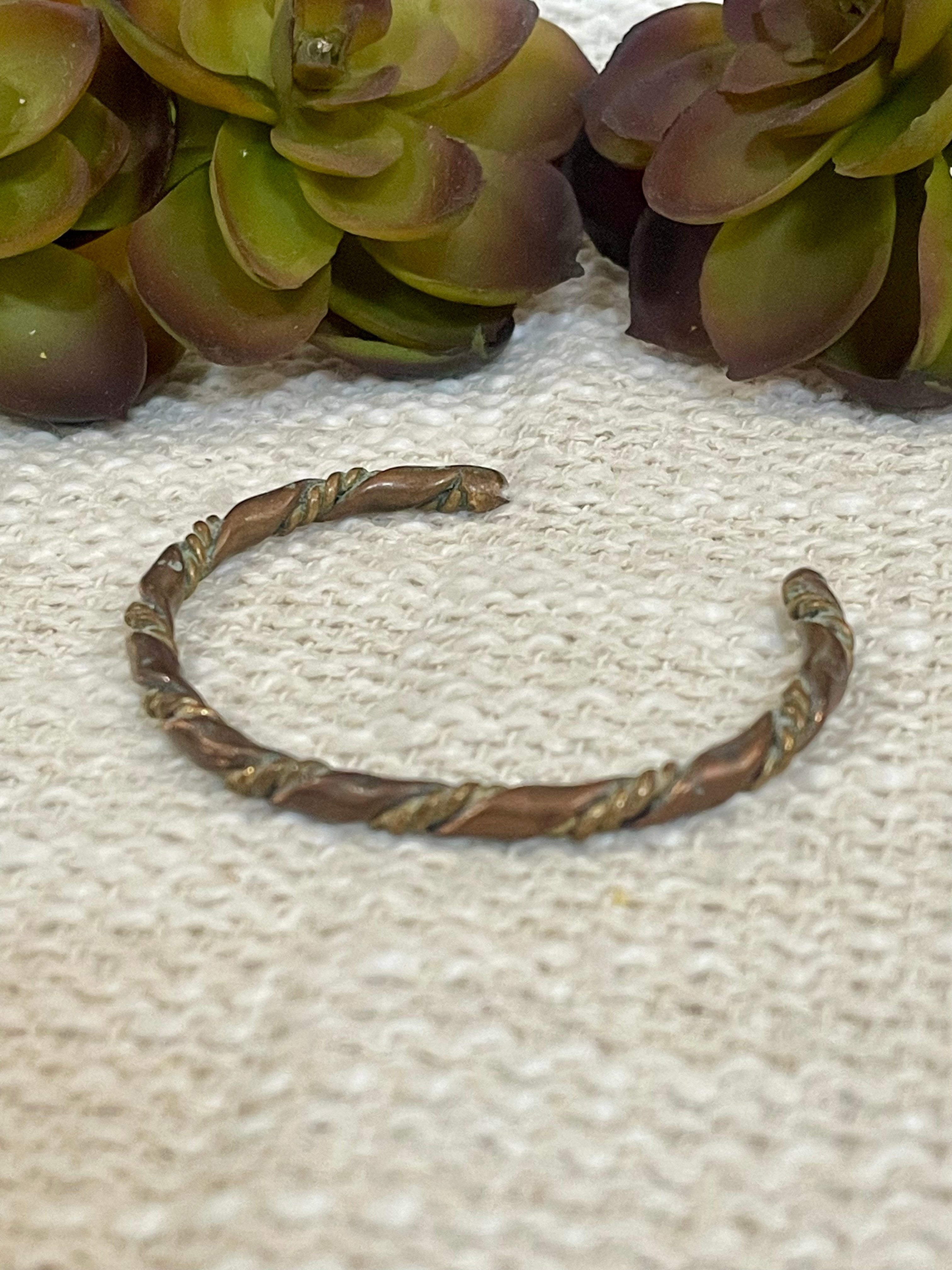 Vintage Handmade Copper Cuff