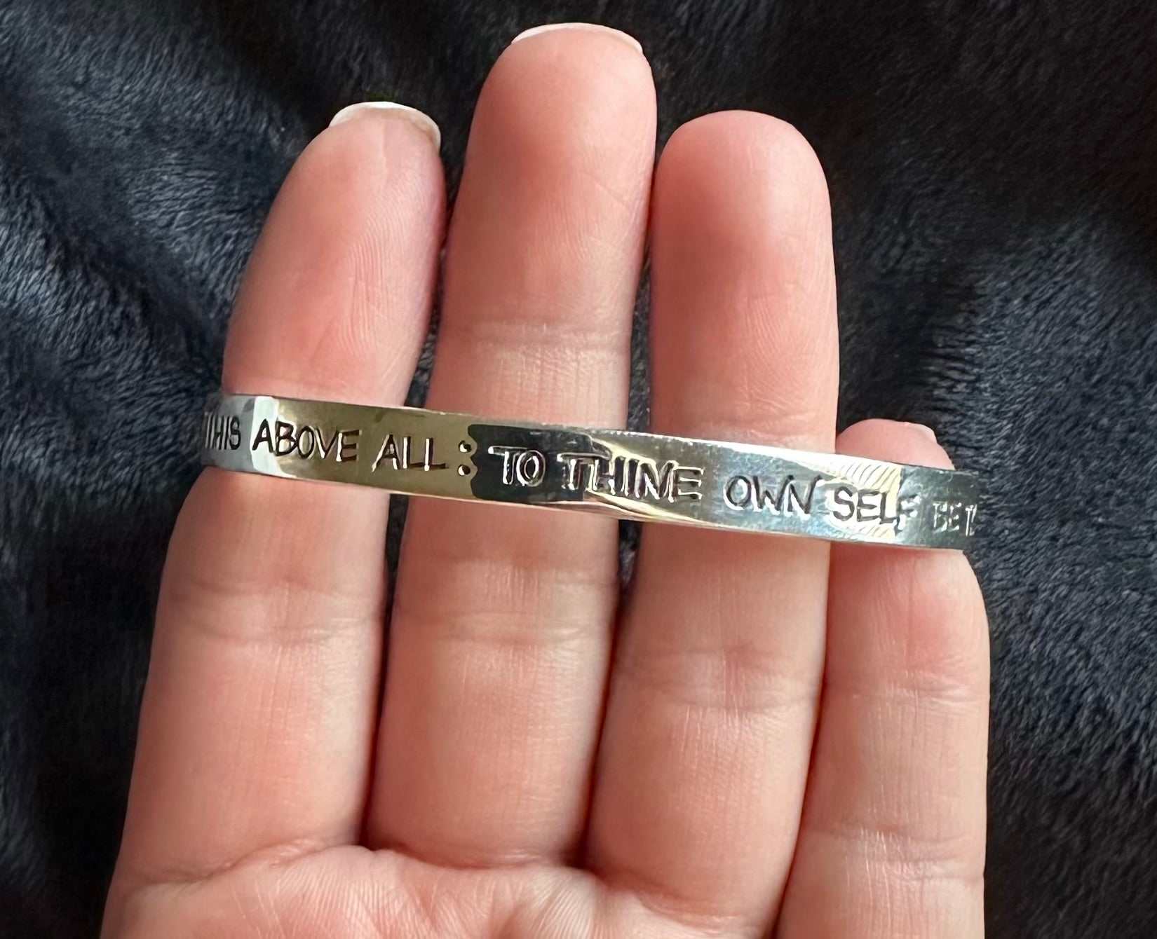 The Shakespeare Sterling Silver Cuff Bracelet