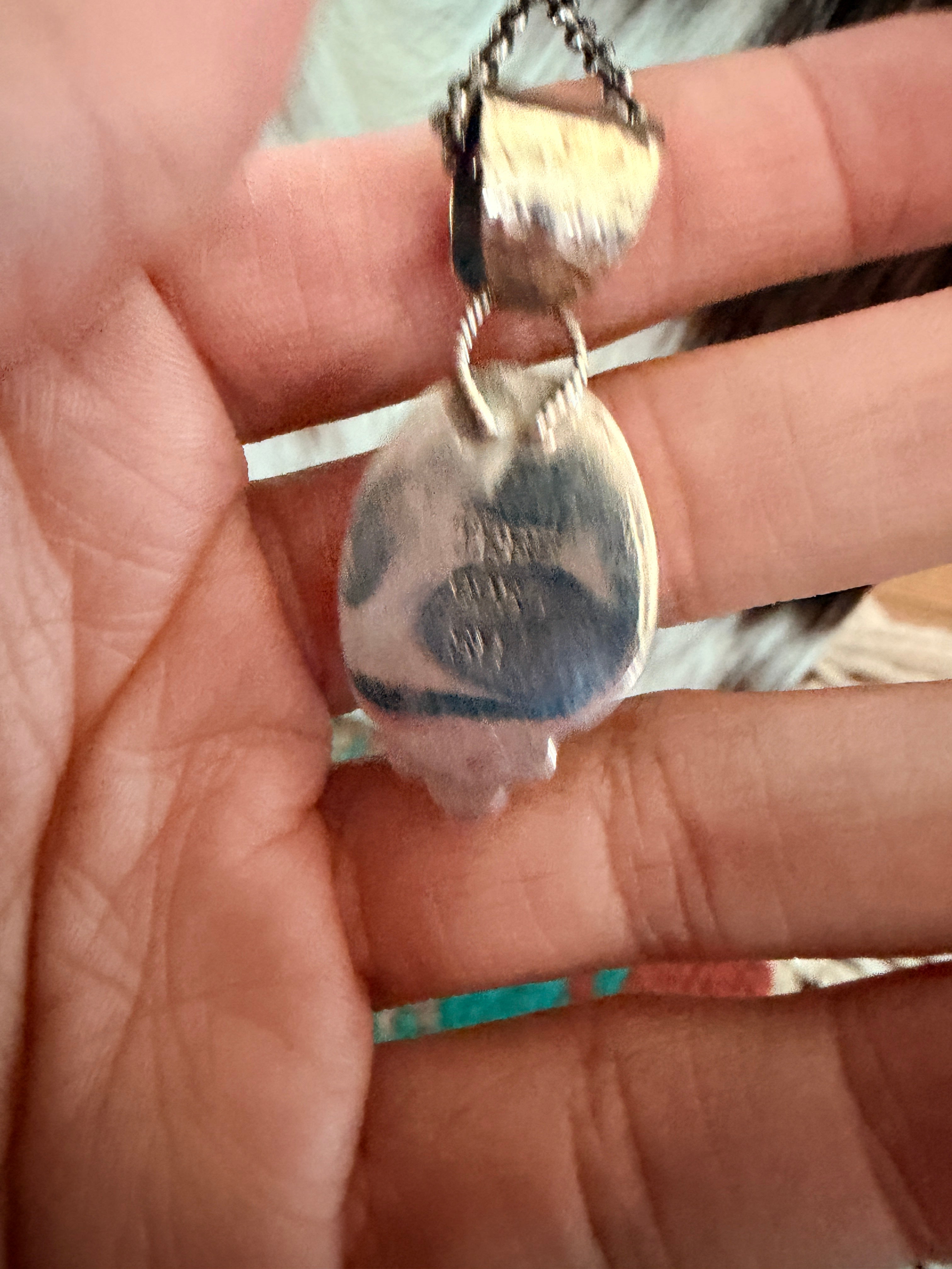 Handmade Sterling Silver & Turquoise Necklace